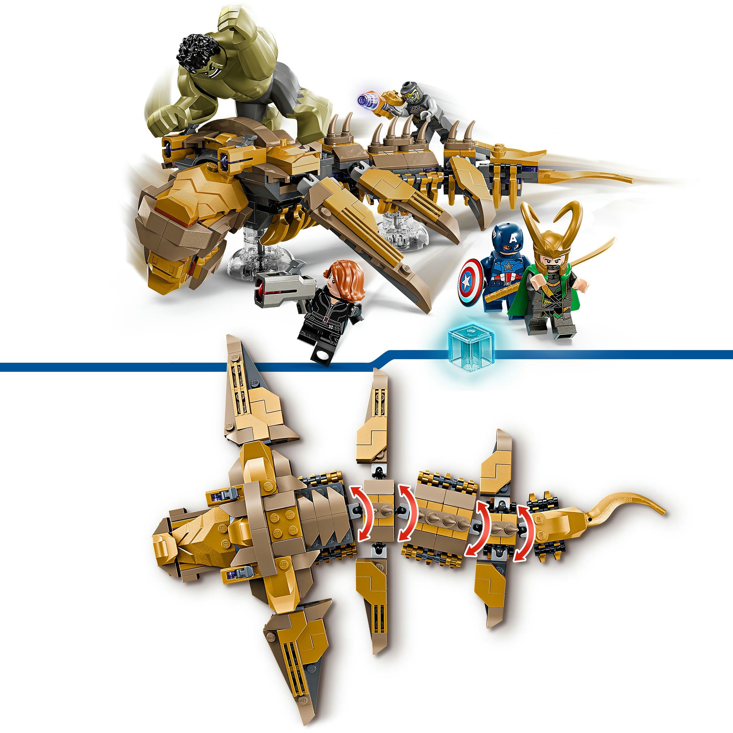 Juego de construcción Vengadores vs. Leviatán LEGO Super Heroes Marvel - 76290 5