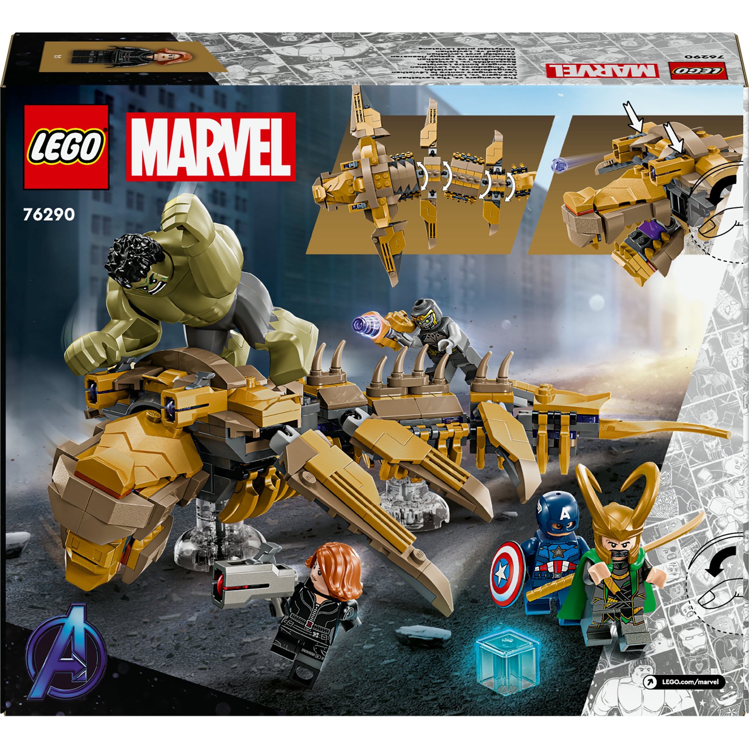 Juego de construcción Vengadores vs. Leviatán LEGO Super Heroes Marvel - 76290 9