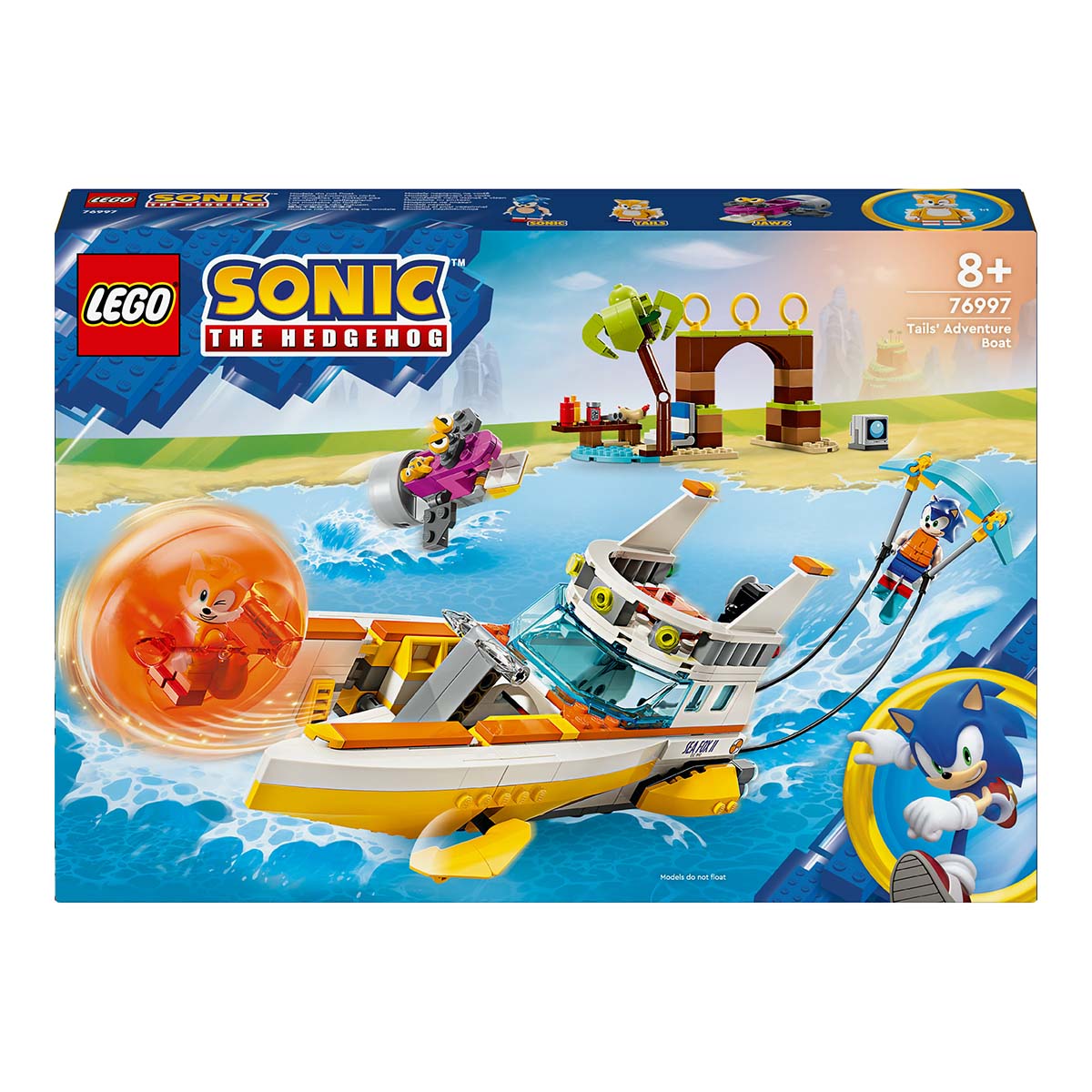 LEGO – Juego de construcción Barco de Aventuras de Tails LEGO Sonic.