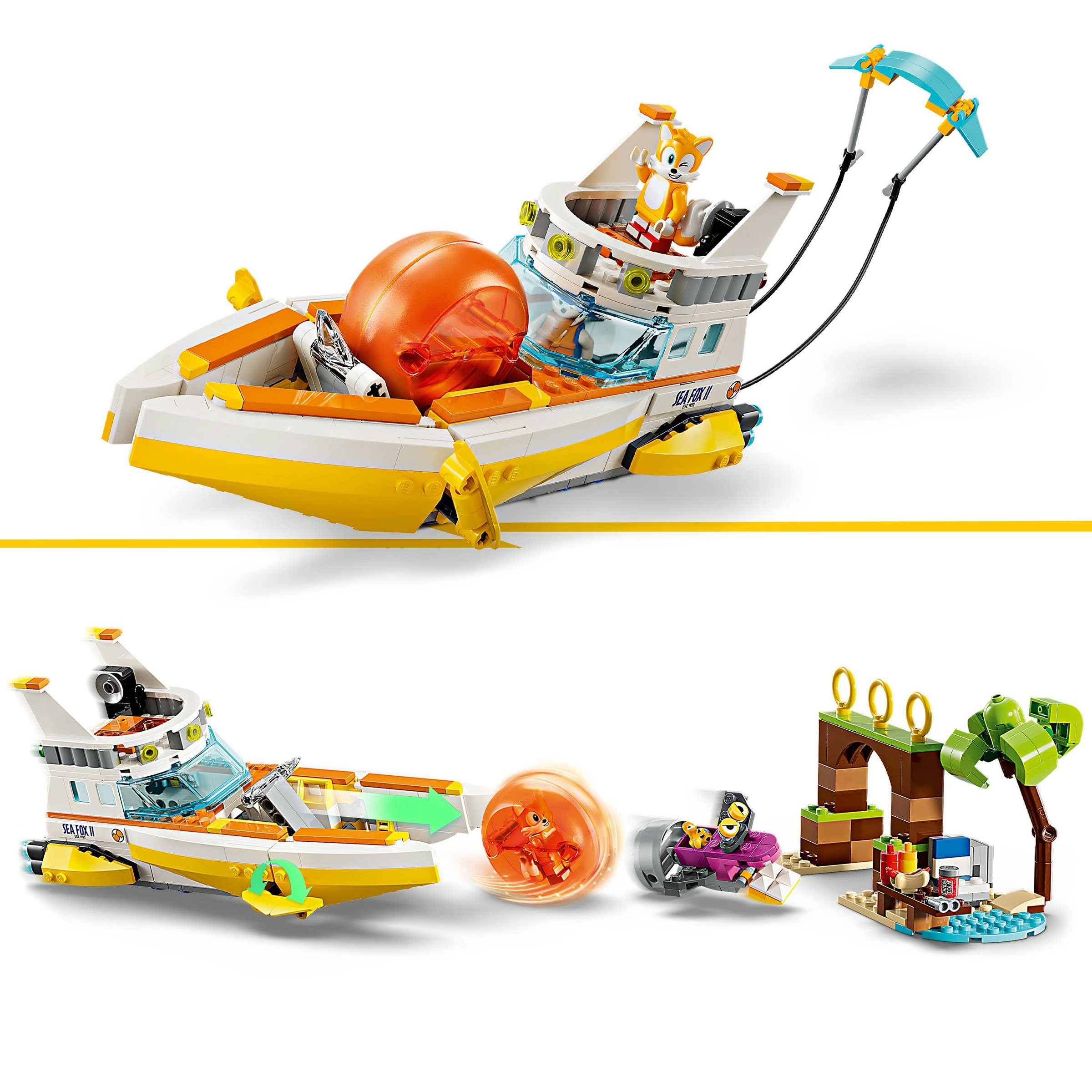 Juego de construcción Barco de Aventuras de Tails LEGO Sonic - 76997 5