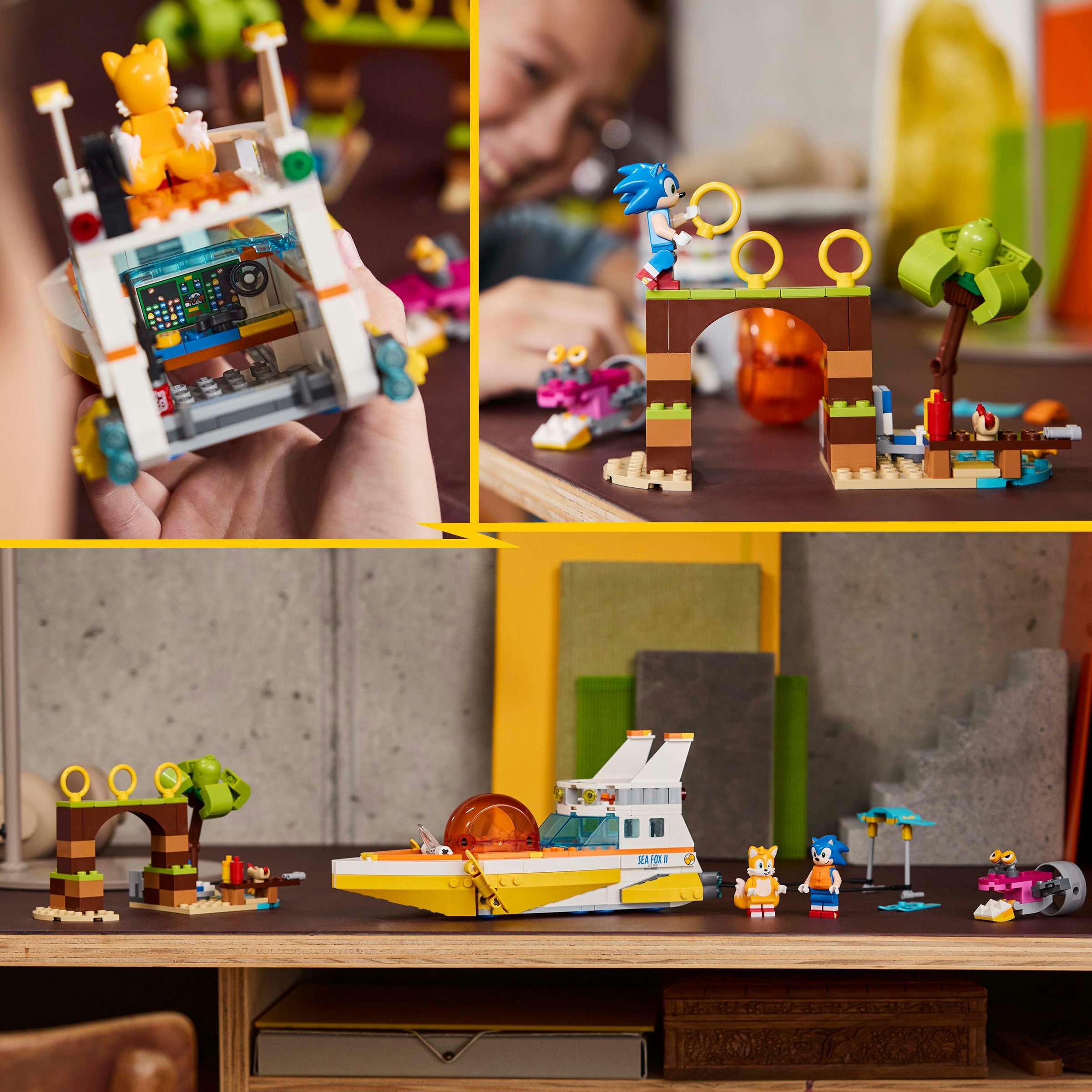 Juego de construcción Barco de Aventuras de Tails LEGO Sonic - 76997 7