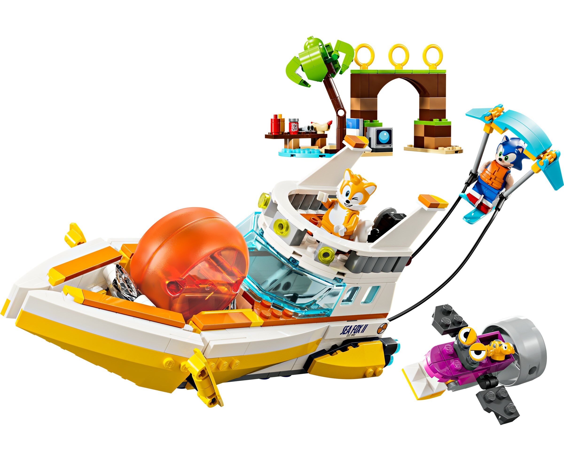 Juego de construcción Barco de Aventuras de Tails LEGO Sonic - 76997 8