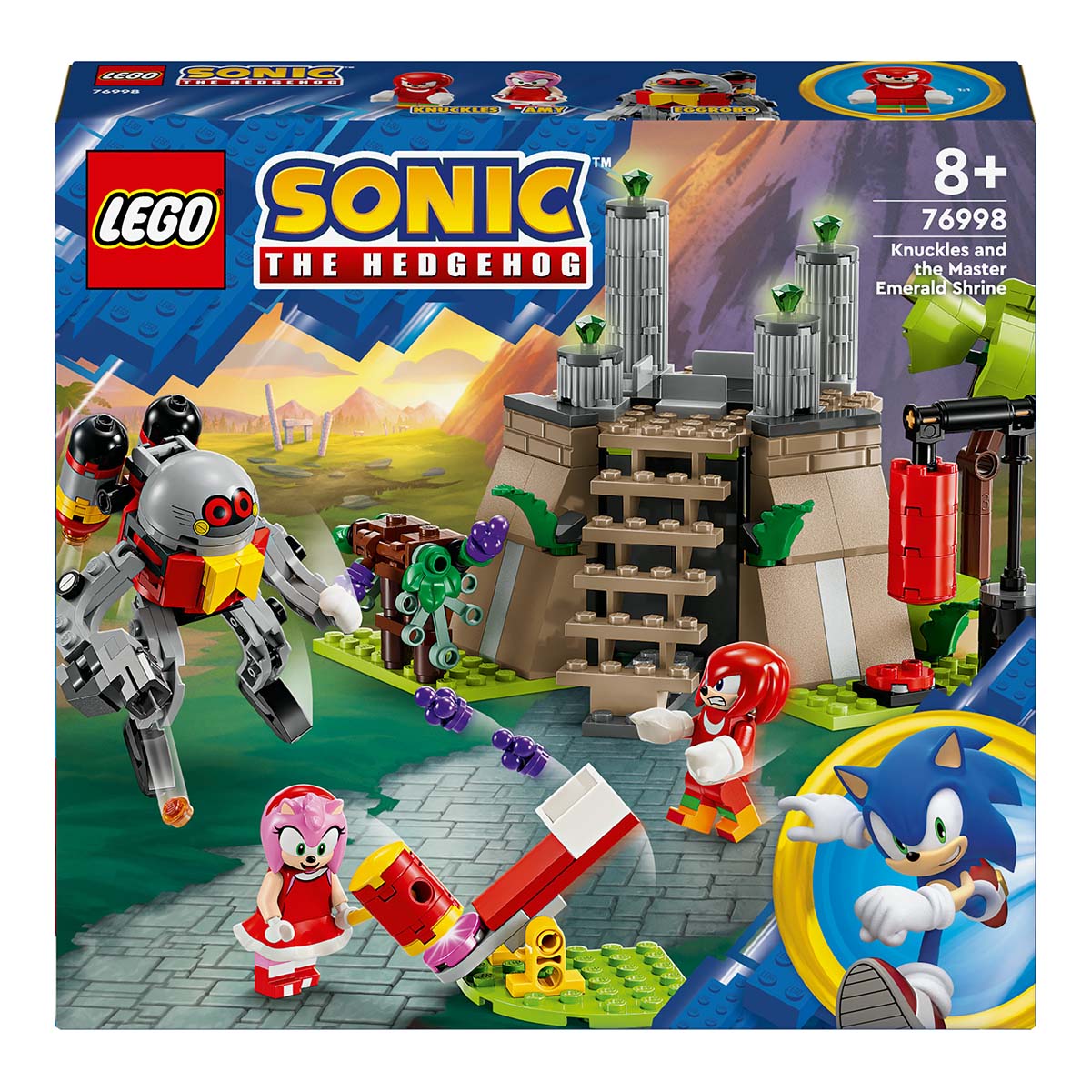 LEGO – Juego de construcción Knuckles y el Santuario de la Master Emerald LEGO Sonic.