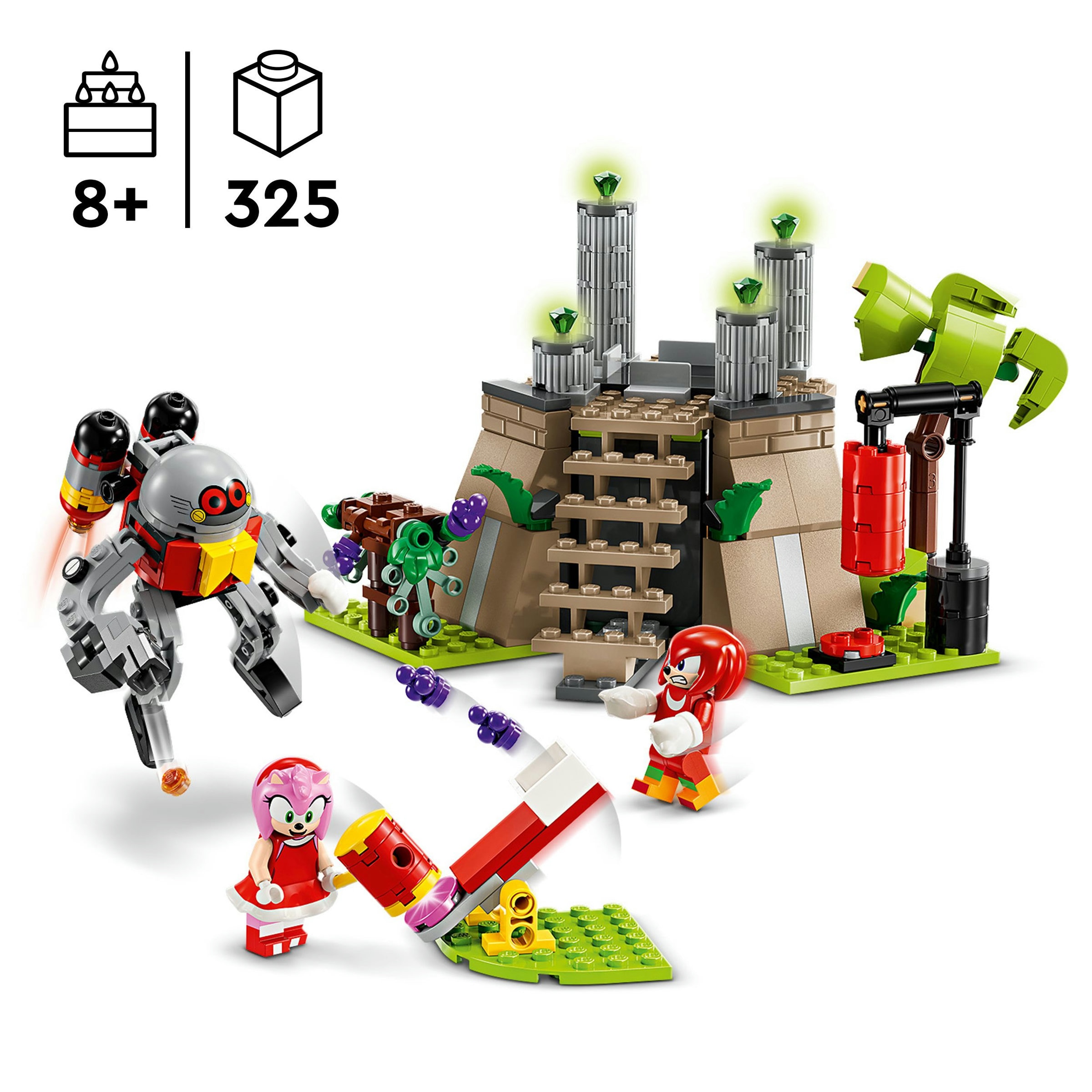 Juego de construcción Knuckles y el Santuario de la Master Emerald LEGO Sonic - 76998 4