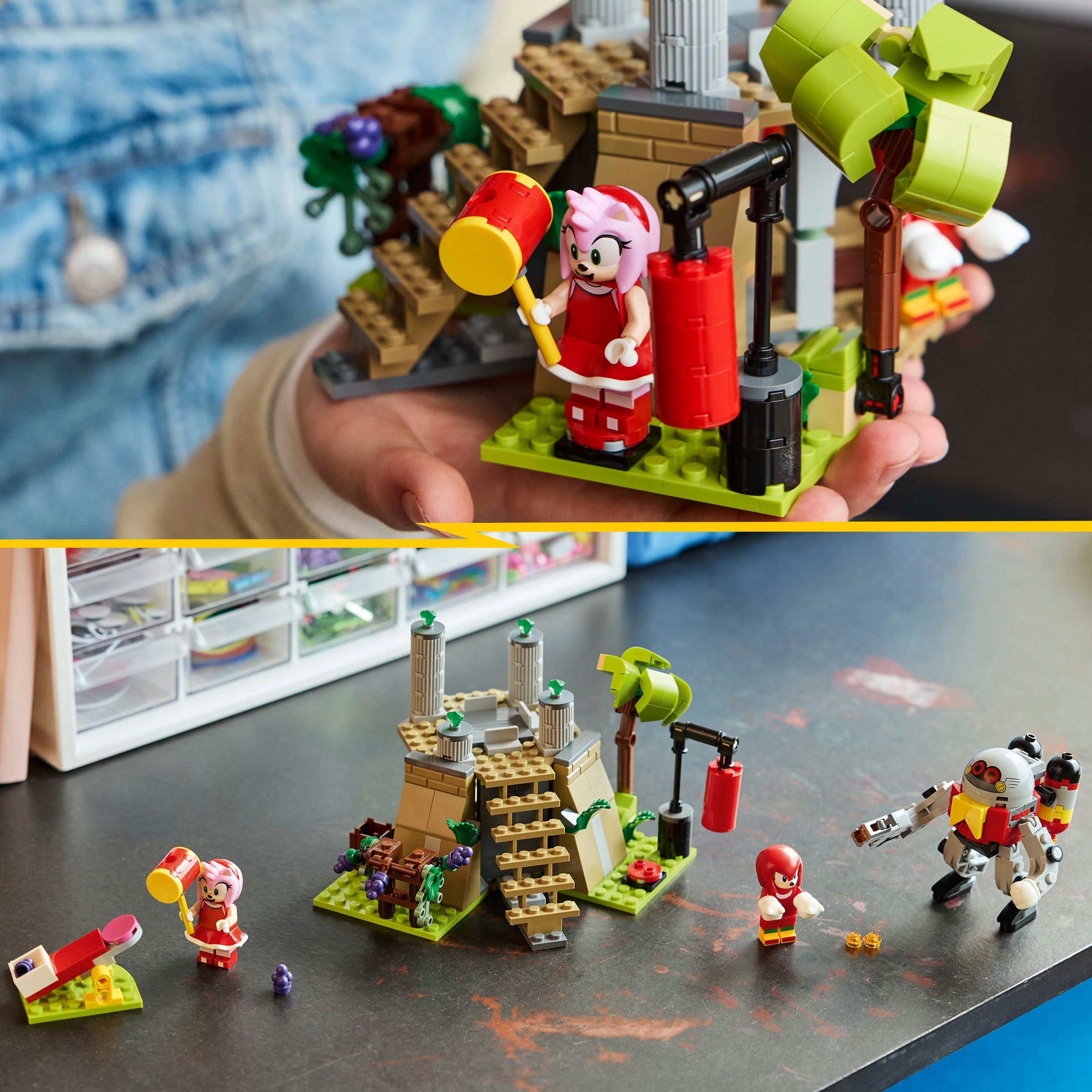 Juego de construcción Knuckles y el Santuario de la Master Emerald LEGO Sonic - 76998 7