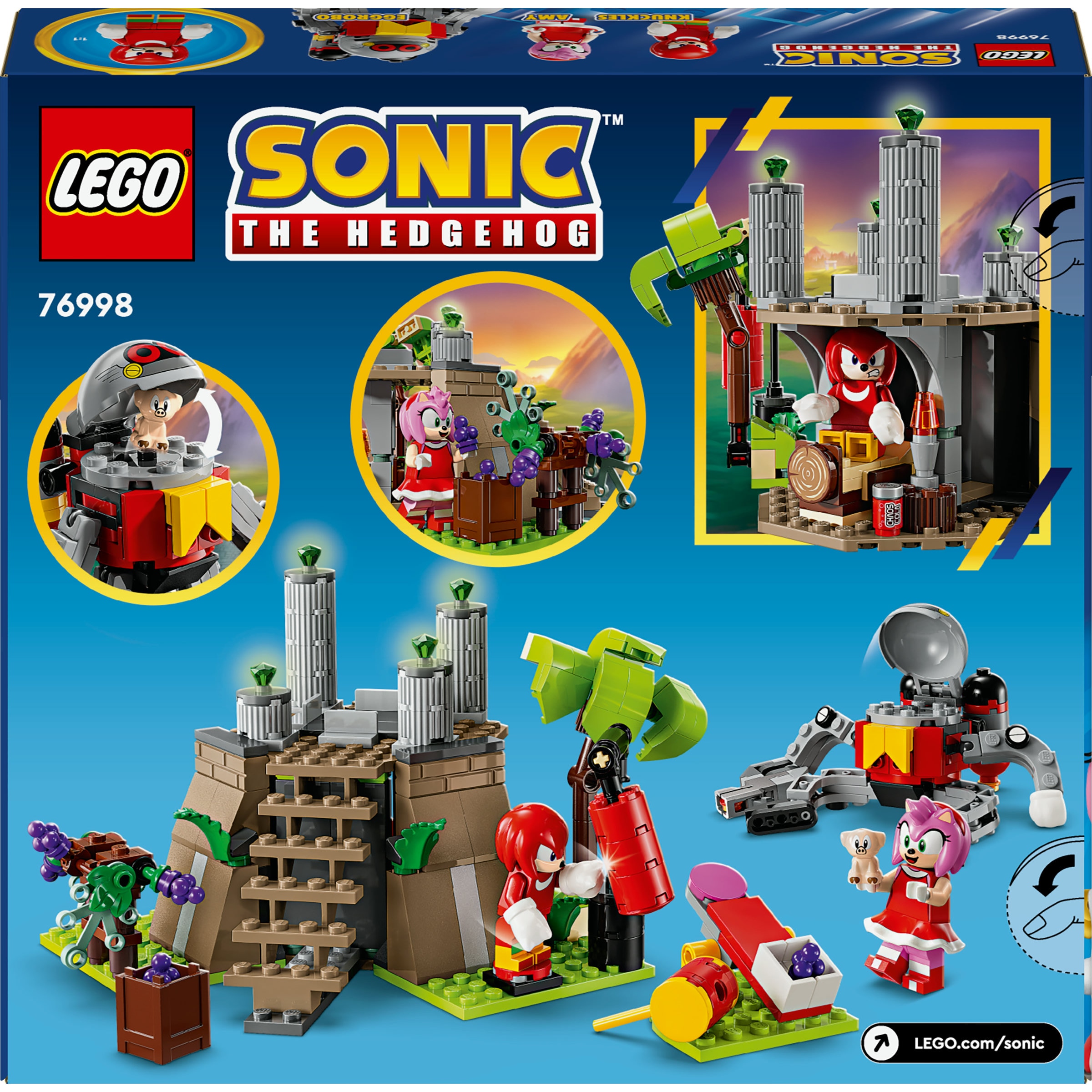 Juego de construcción Knuckles y el Santuario de la Master Emerald LEGO Sonic - 76998 9