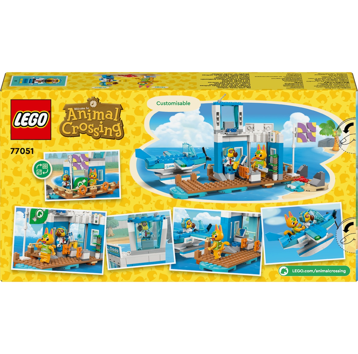 Juego de construcción Vuelo con Dodo Airlines LEGO Animal Crossing - 77051 4