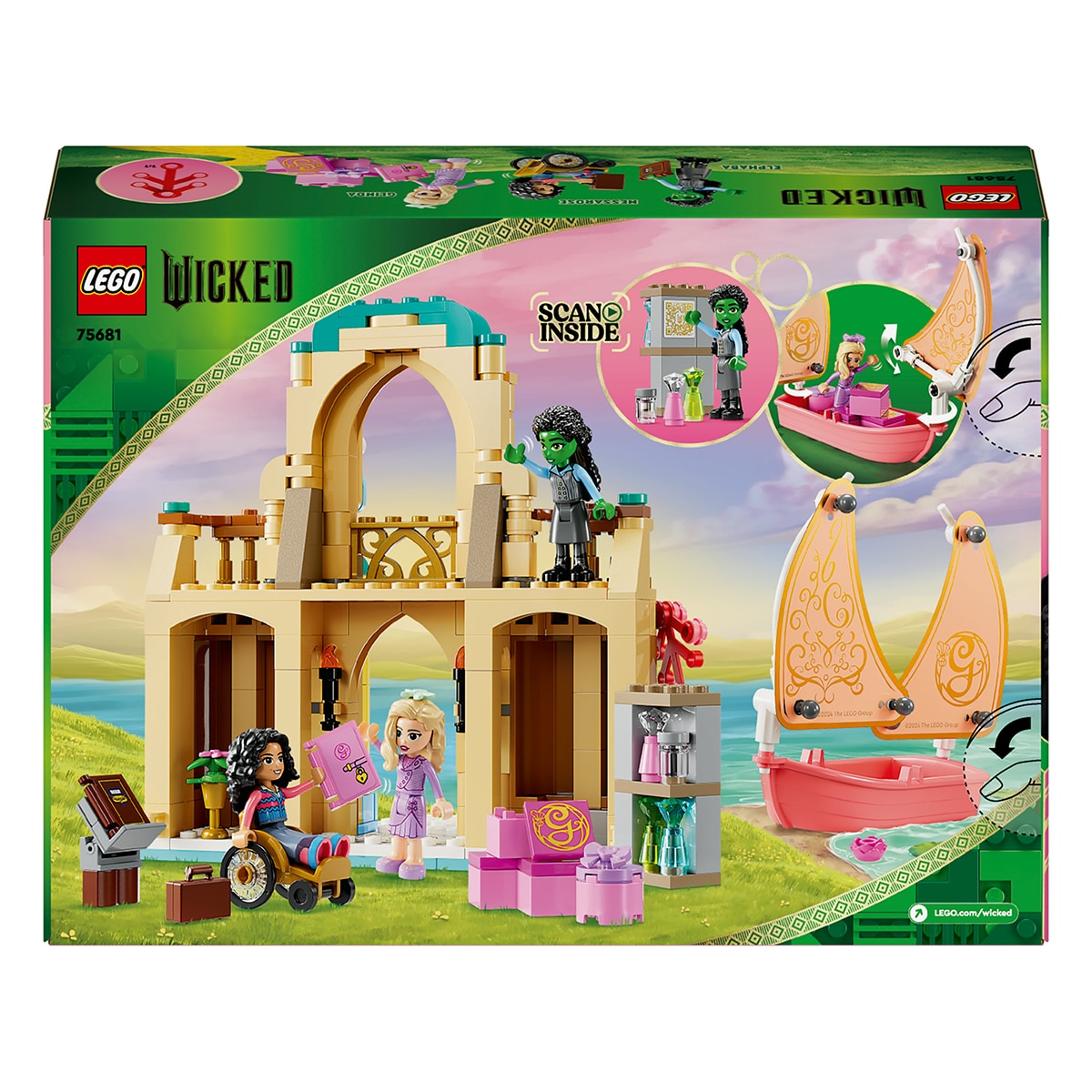 Juego de construcción Glinda, Elphaba y Nessarose en Shiz University LEGO - 75681 9
