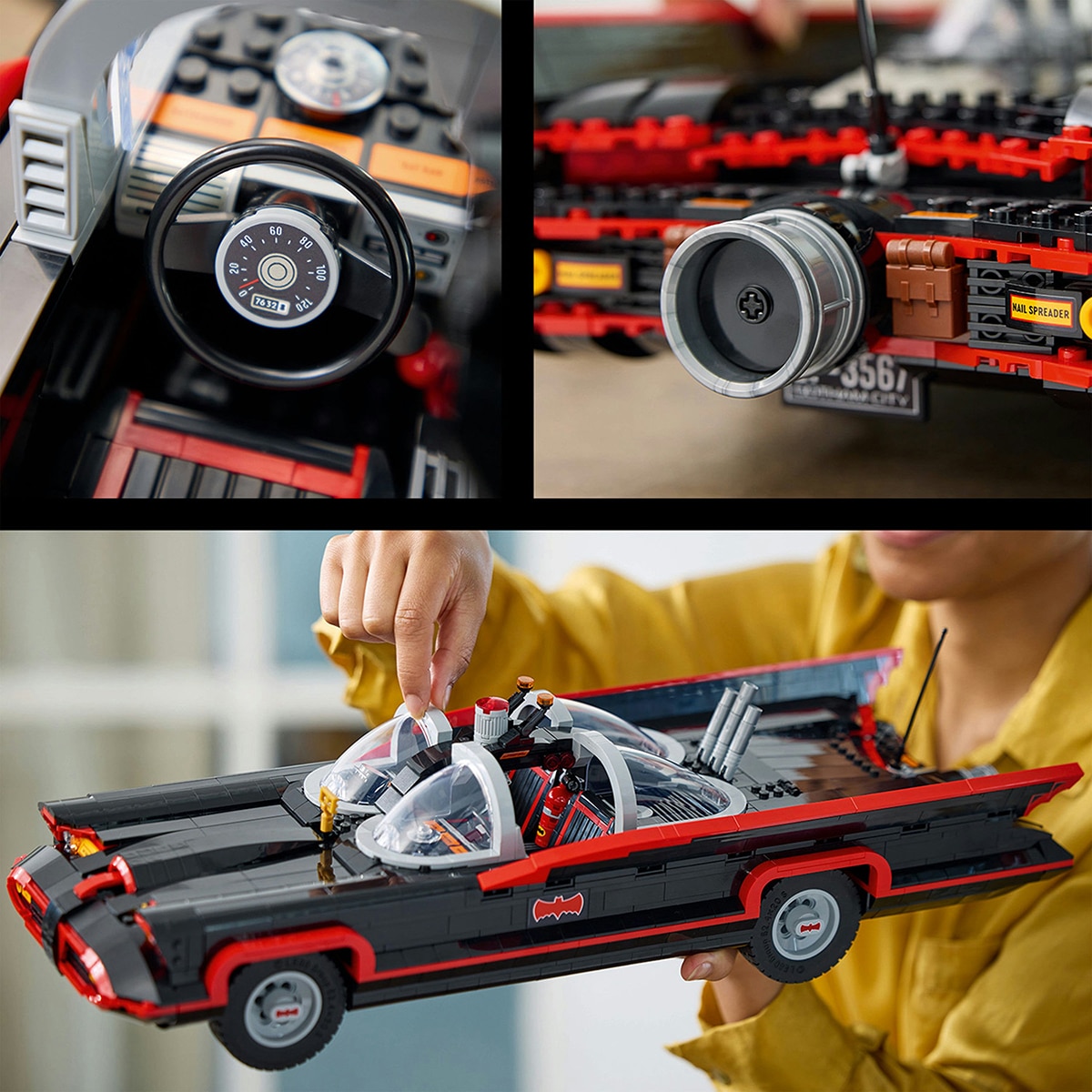 Juego de construcción Batman: Batmóvil de la Serie Clásica de TV LEGO - 76328 8