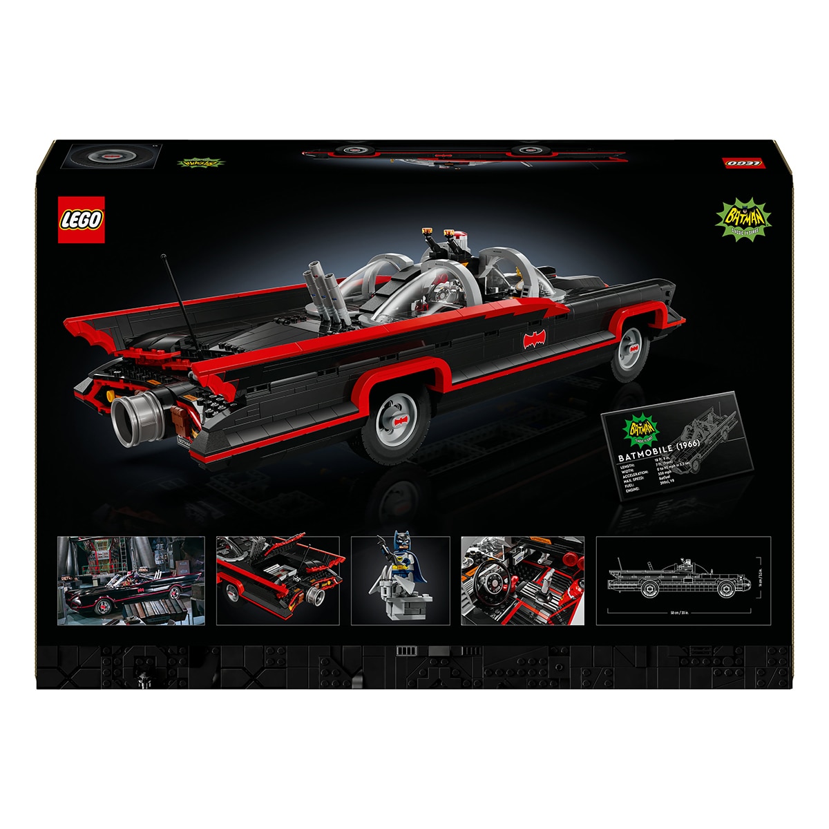 Juego de construcción Batman: Batmóvil de la Serie Clásica de TV LEGO - 76328 10