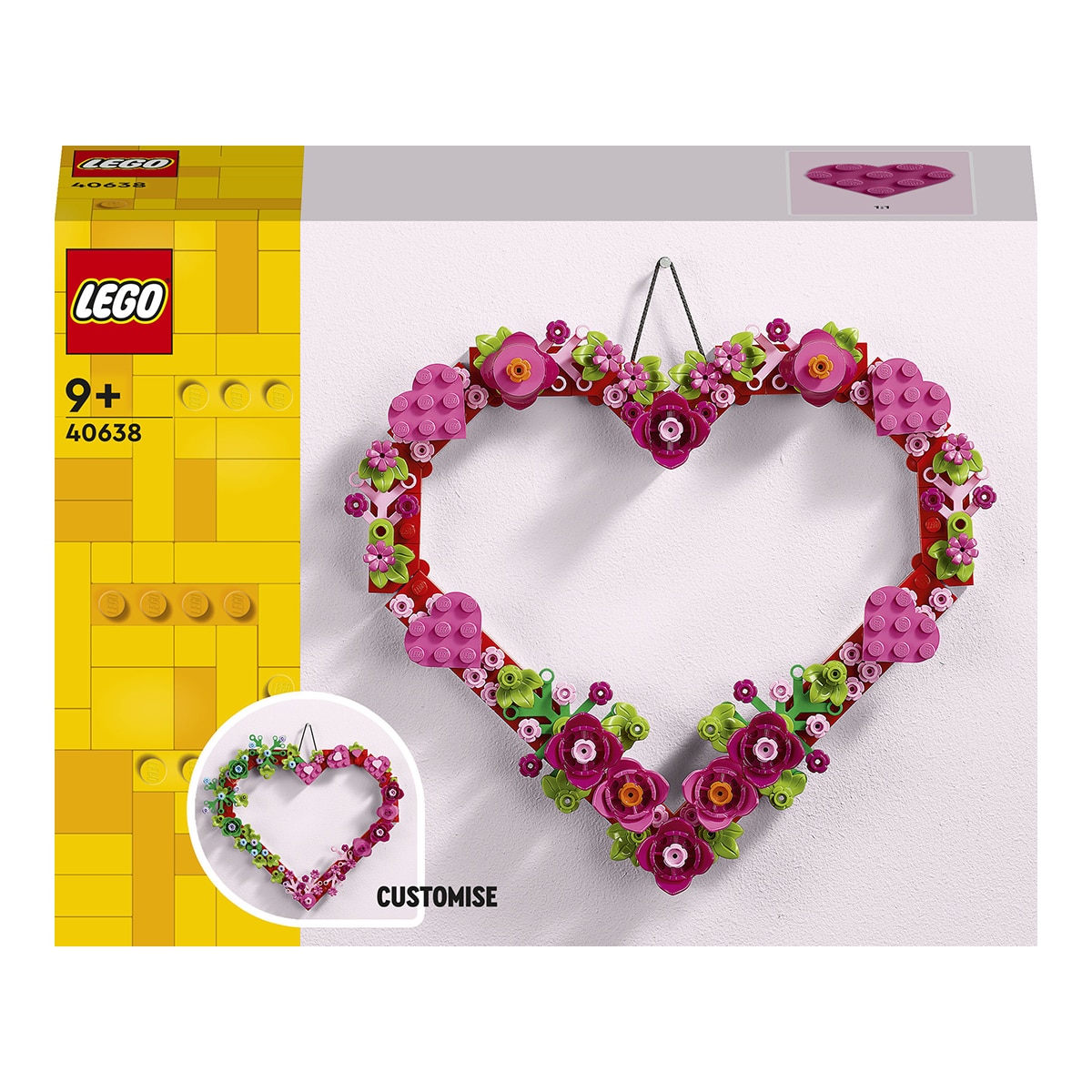 Imagen 0 de Juego de construcción Corazón Decorativo LEGO - 40638