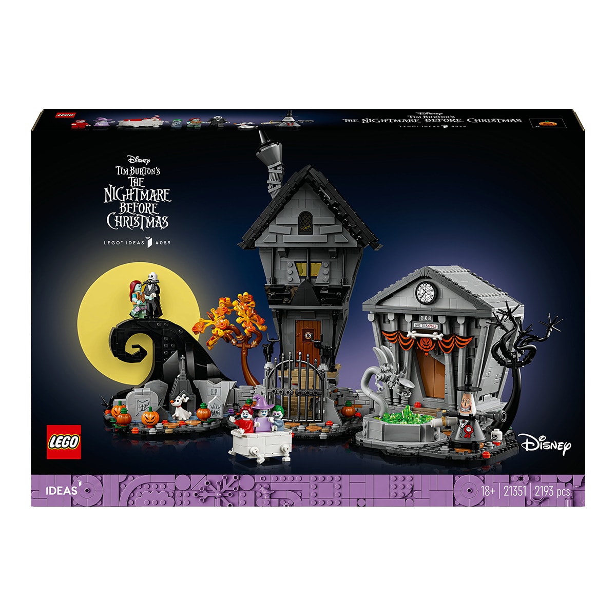 Imagem 0 de Jogo de Construção Disney Tim Burton: Pesadelo Antes do Natal Lego Ideas     