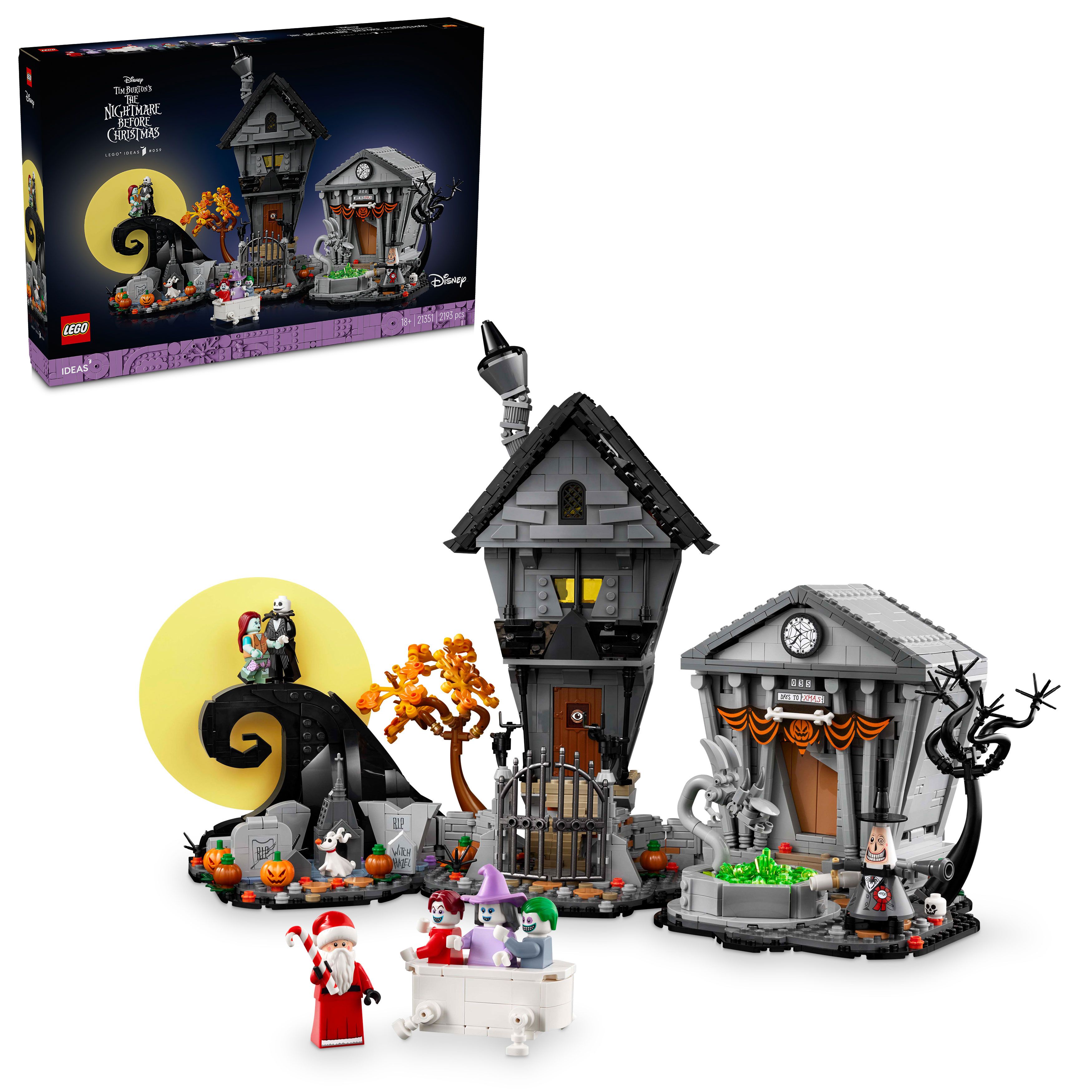 Jogo de Construção Disney Tim Burton: Pesadelo Antes do Natal Lego Ideas 6