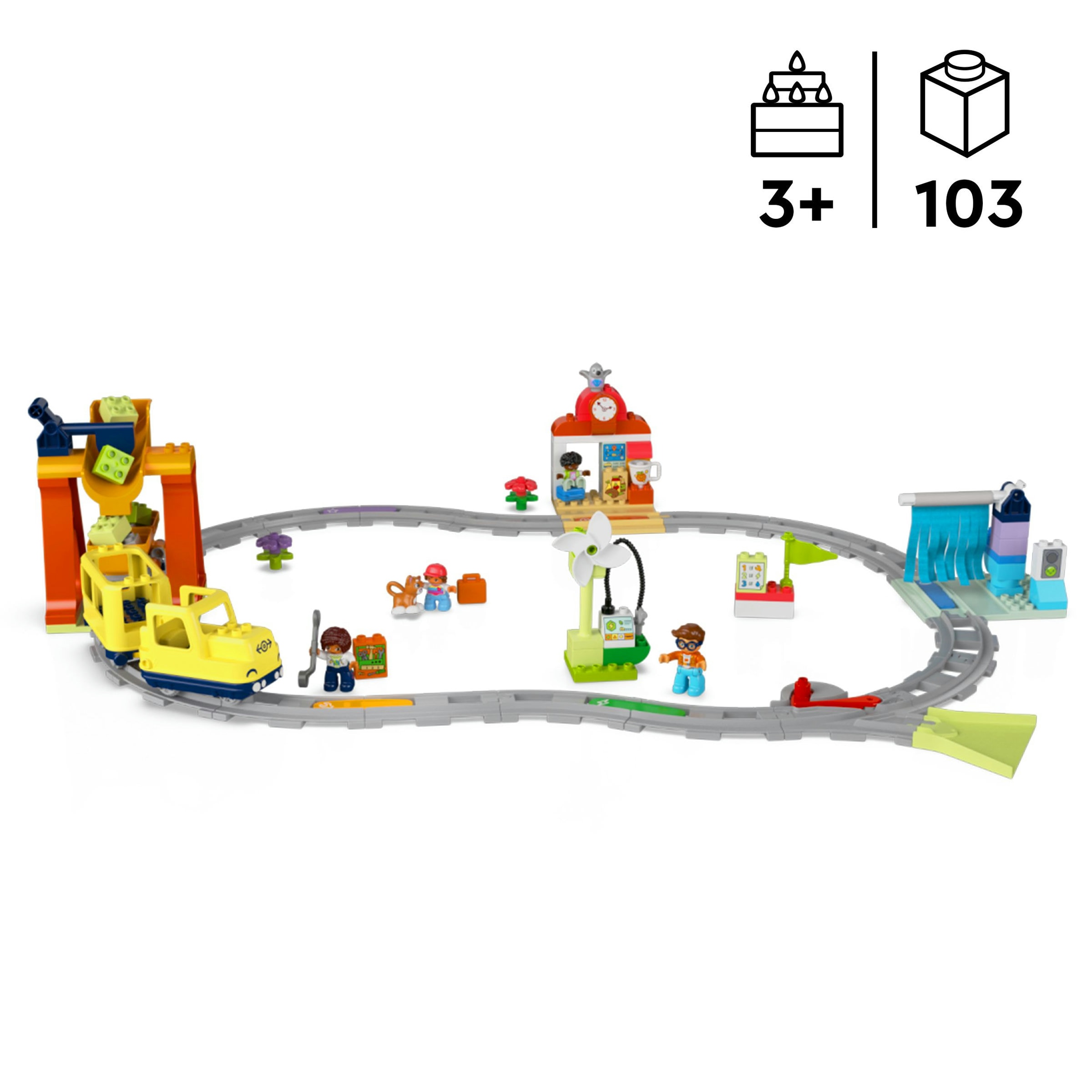 Grande Comboio Comunitário Interativo Lego Duplo 5