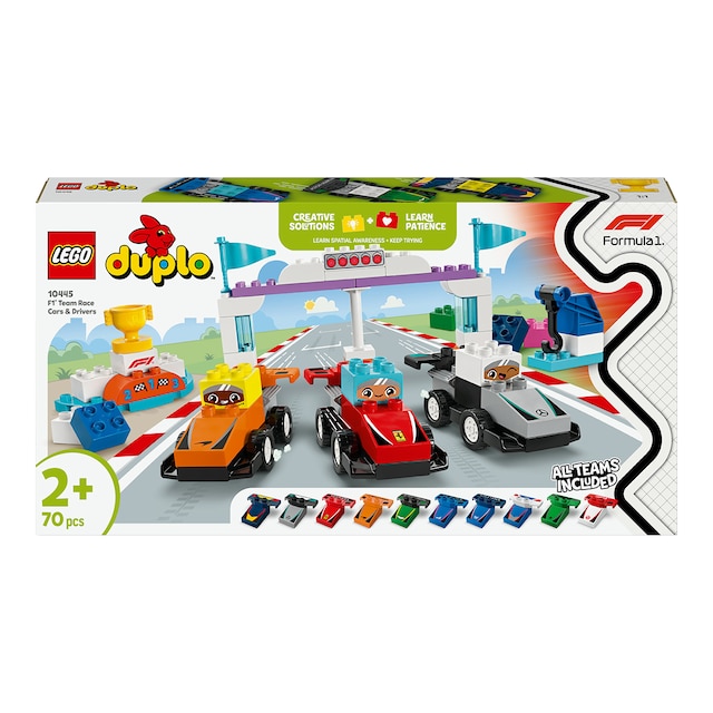 Juego de construcción Coches de Carreras y Pilotos del Equipo de F1 Lego Town