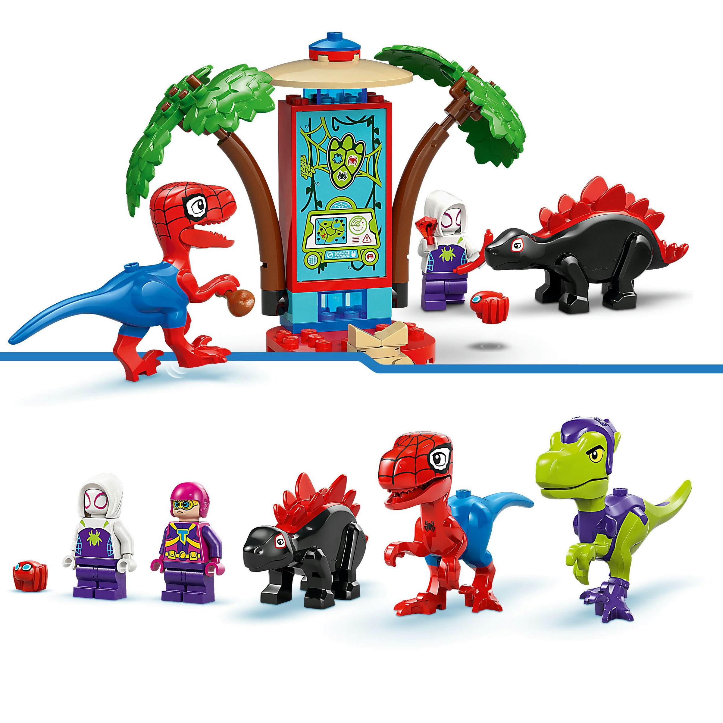 Juego de construcción Spidey y Gobby: Batalla de Raptores en la Base de la Casa del Árbol LEGO Marvel - 11200 6