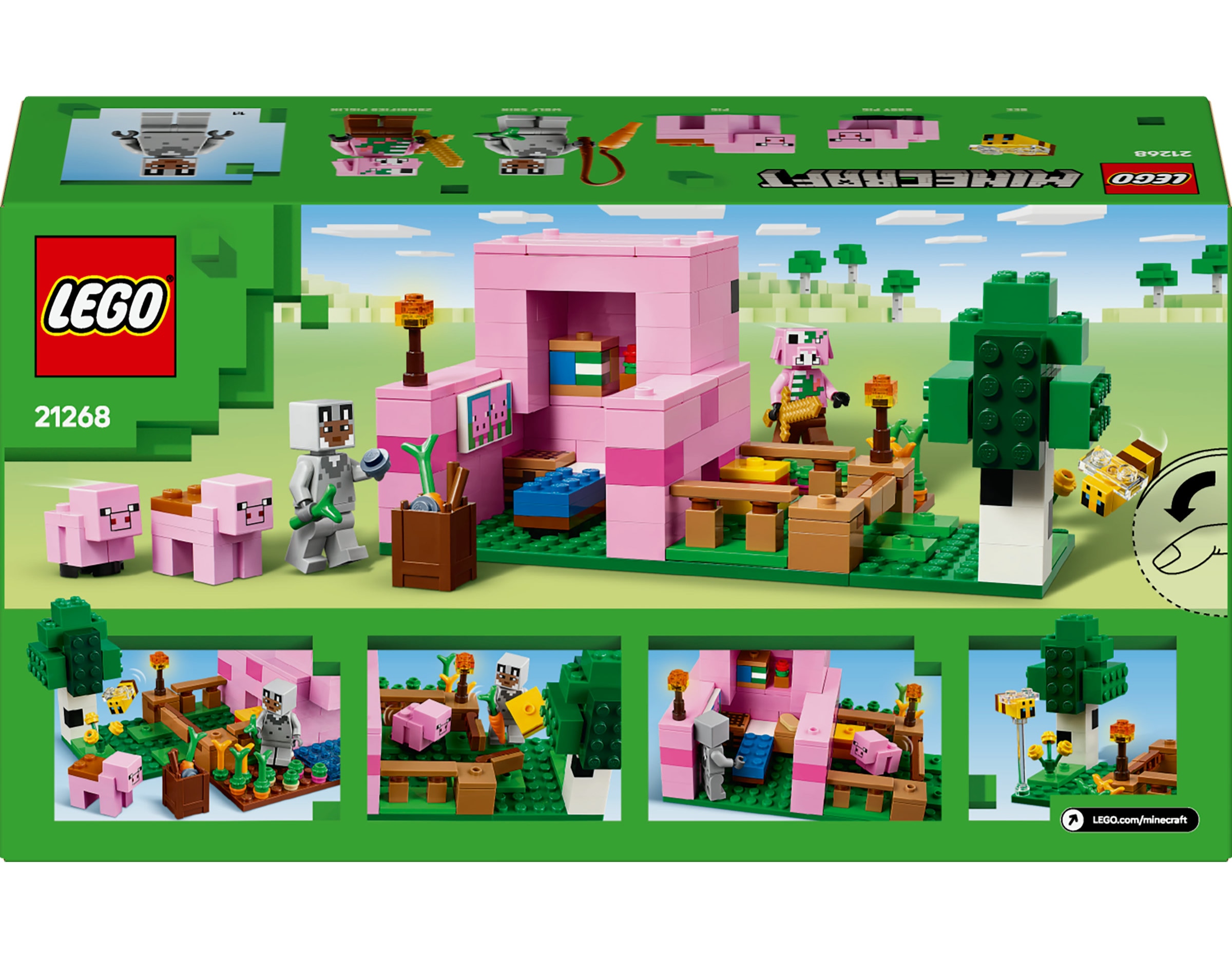 A Casa do Porco Bebé MINECRAFT 8