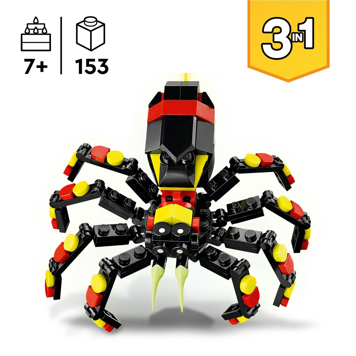 Animais Selvagens: Aranha Surpreendente Lego Creator 4