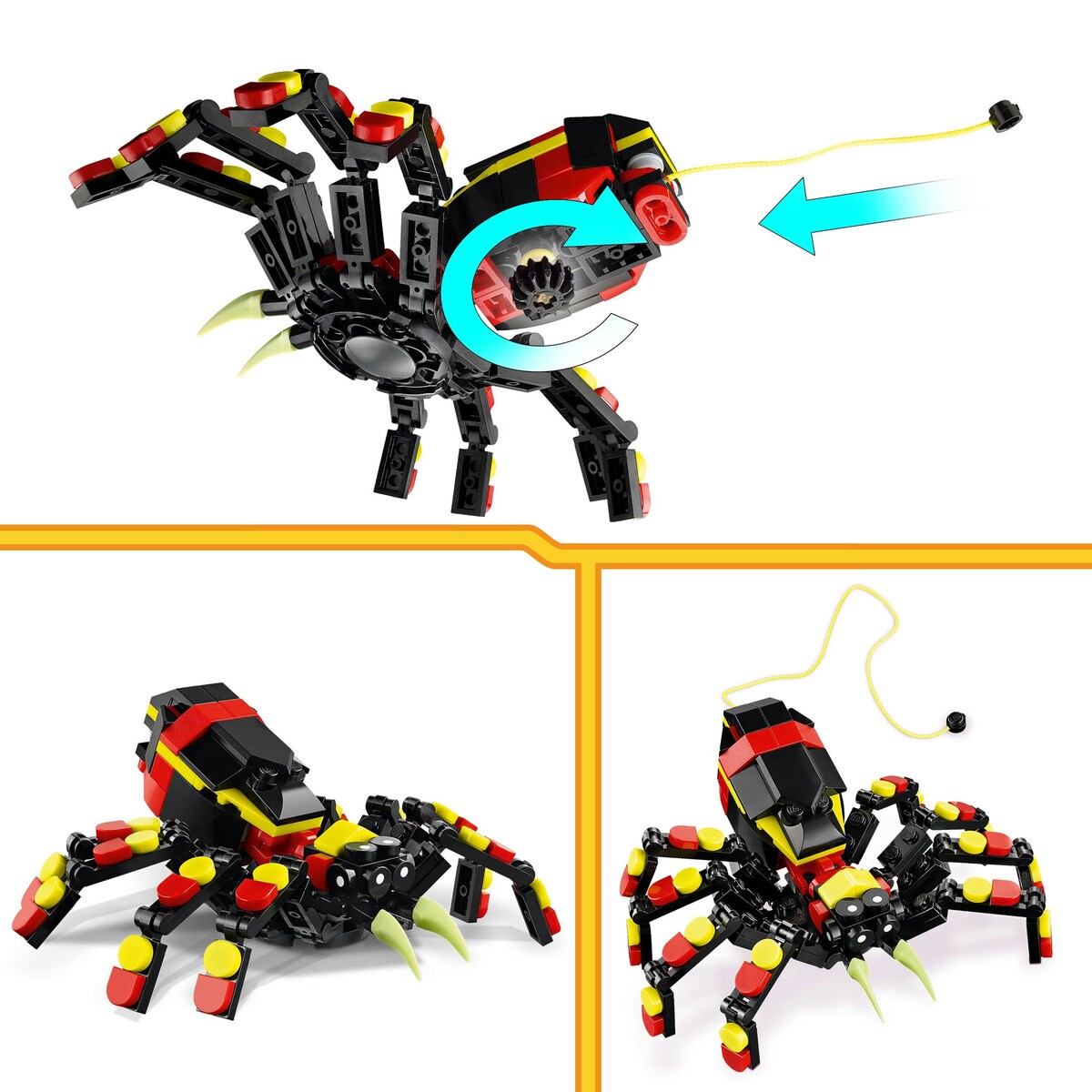 Animais Selvagens: Aranha Surpreendente Lego Creator 5