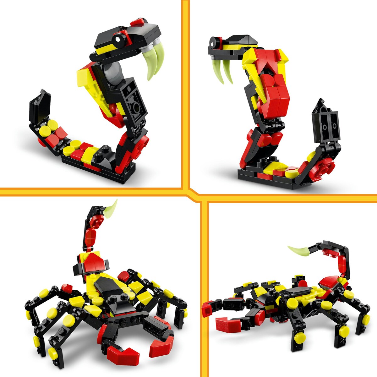 Animais Selvagens: Aranha Surpreendente Lego Creator 6