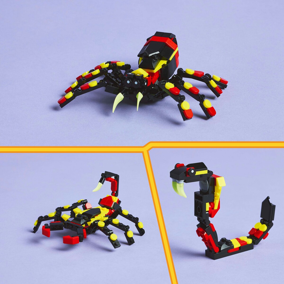 Animais Selvagens: Aranha Surpreendente Lego Creator 7