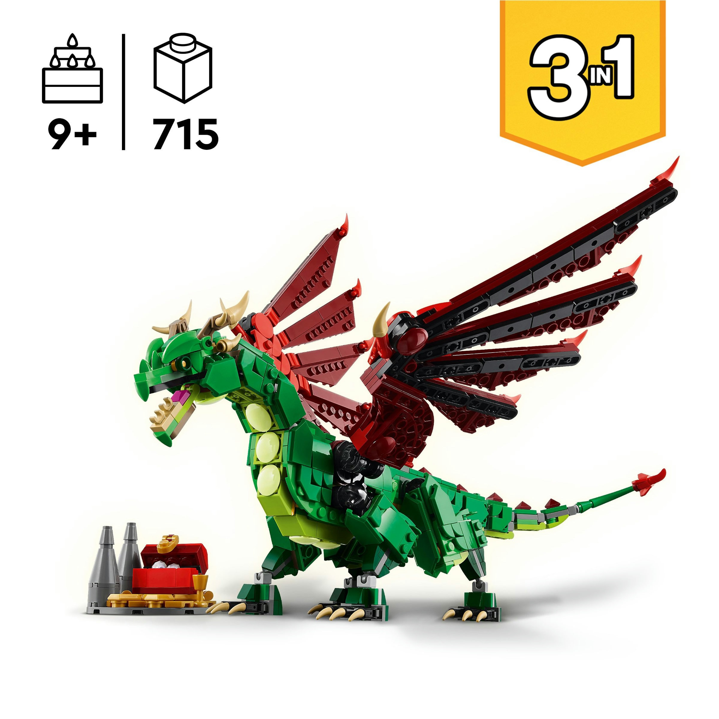 Dragão Medieval Lego Creator    4