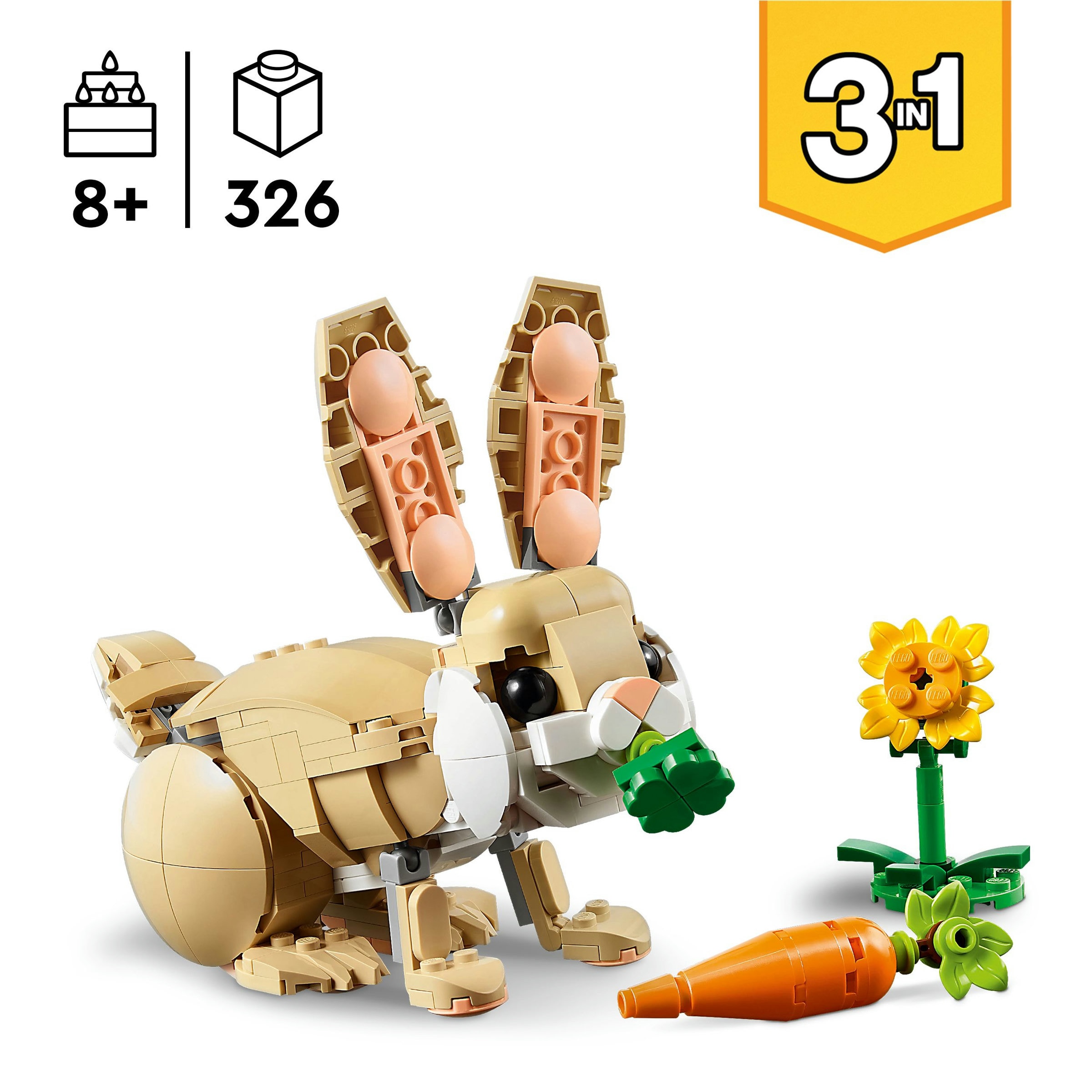 Coelhinho Adorável Lego Creator 4