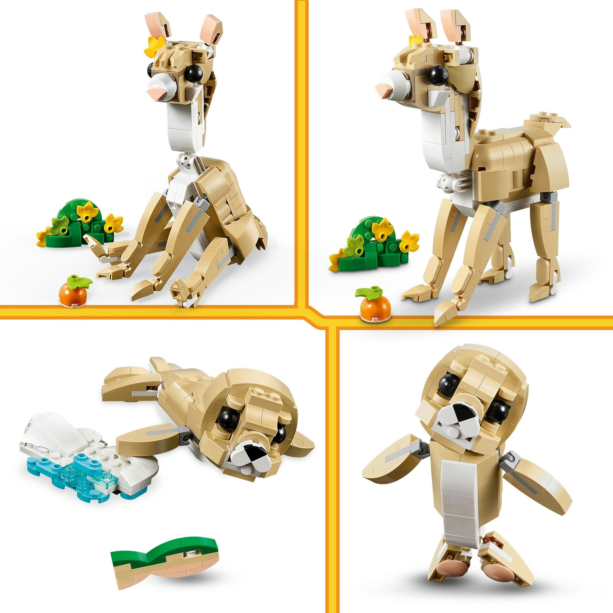 Coelhinho Adorável Lego Creator 6