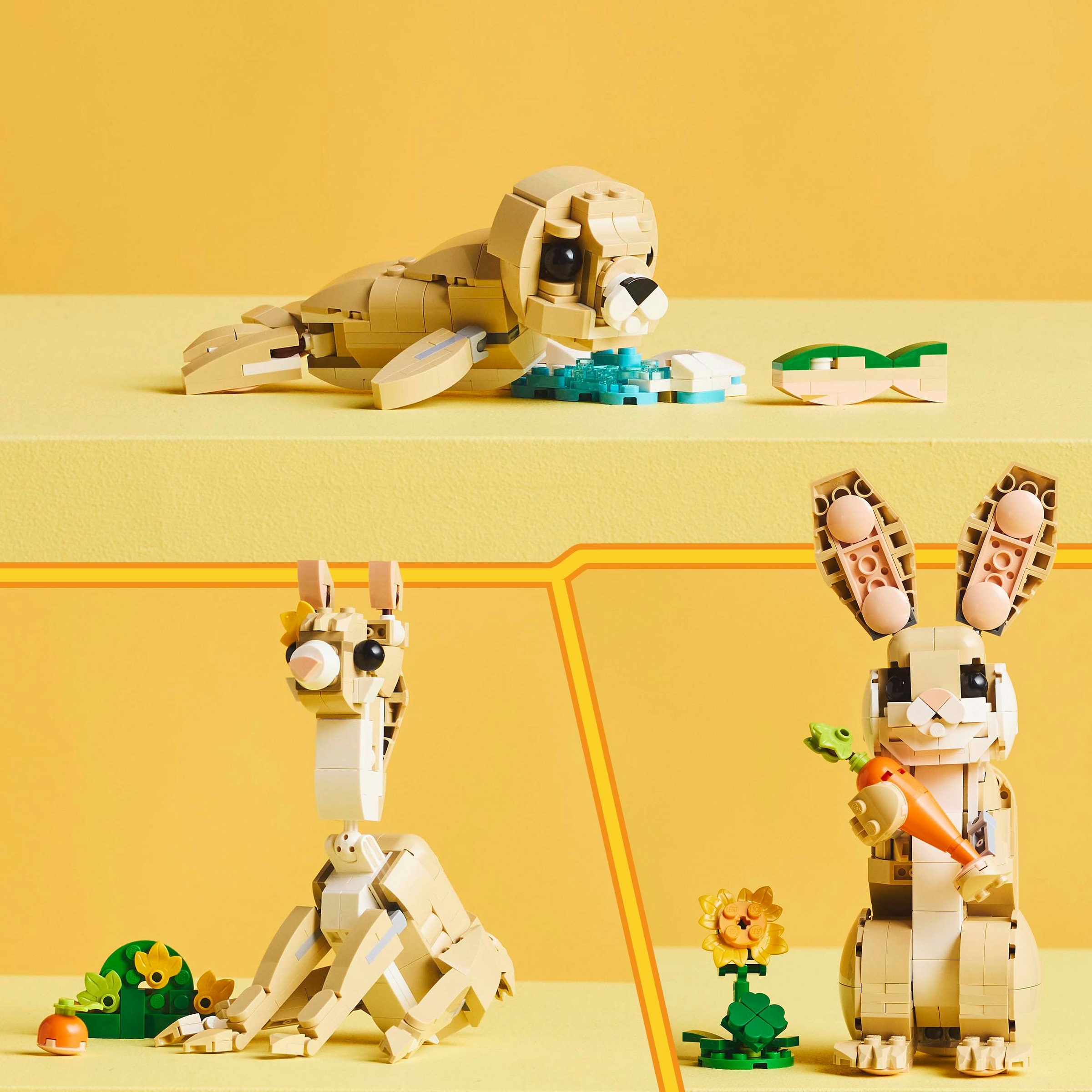 Coelhinho Adorável Lego Creator 7