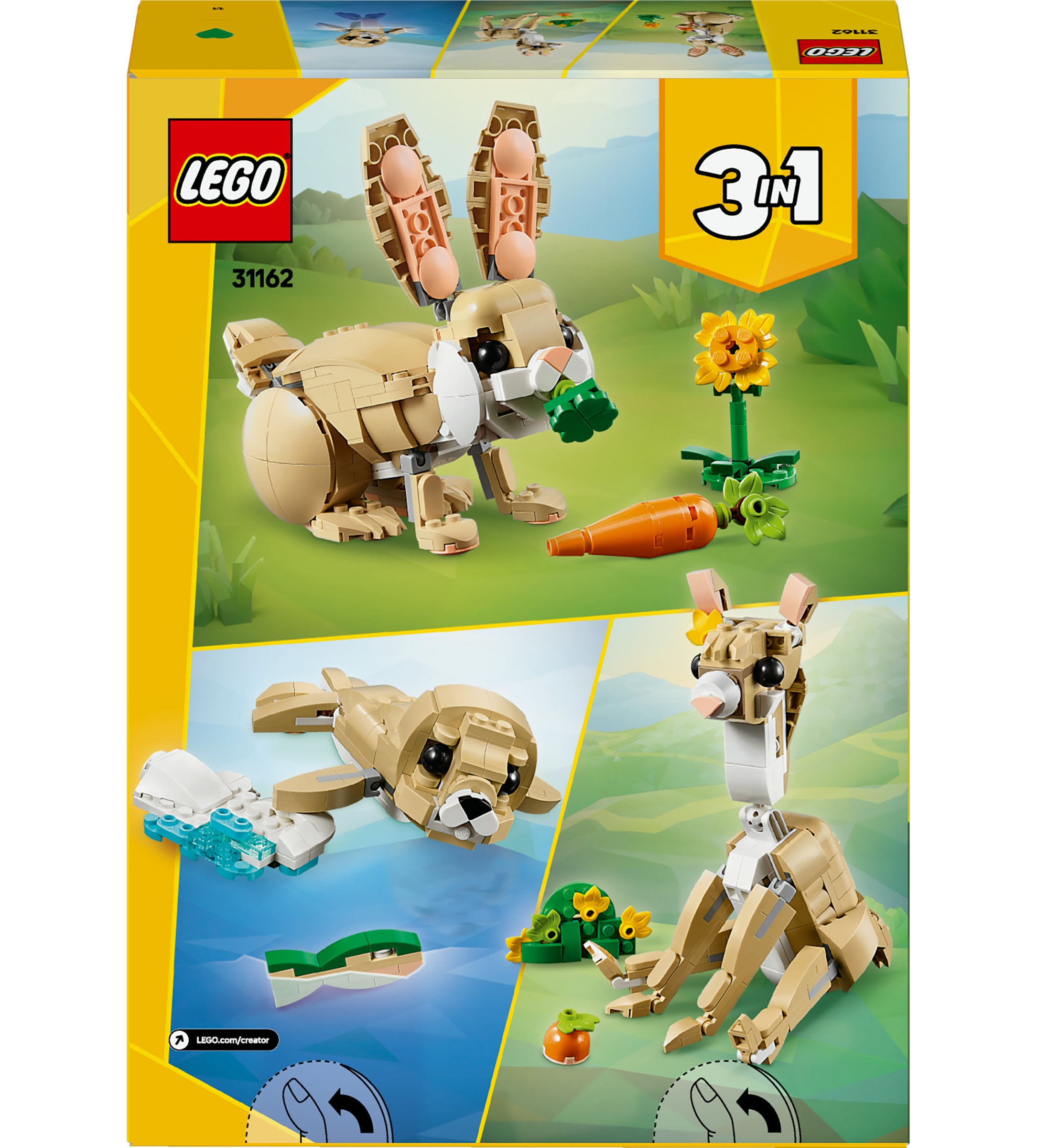 Coelhinho Adorável Lego Creator 9