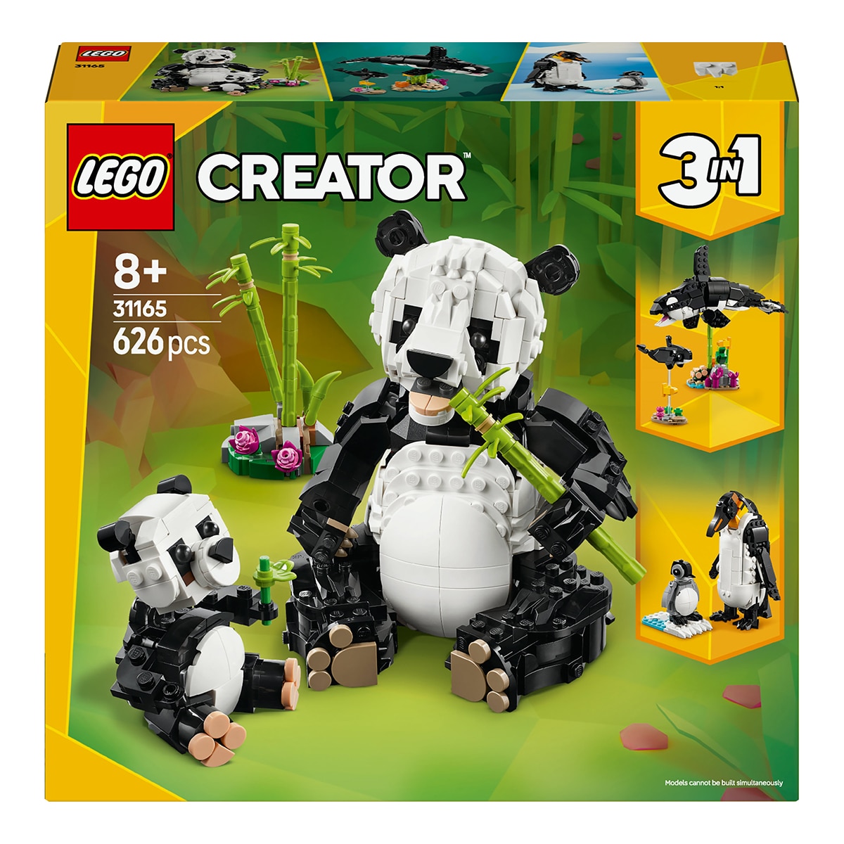 Imagem 0 de Animais Selvagens: Família de Pandas Lego Creator   