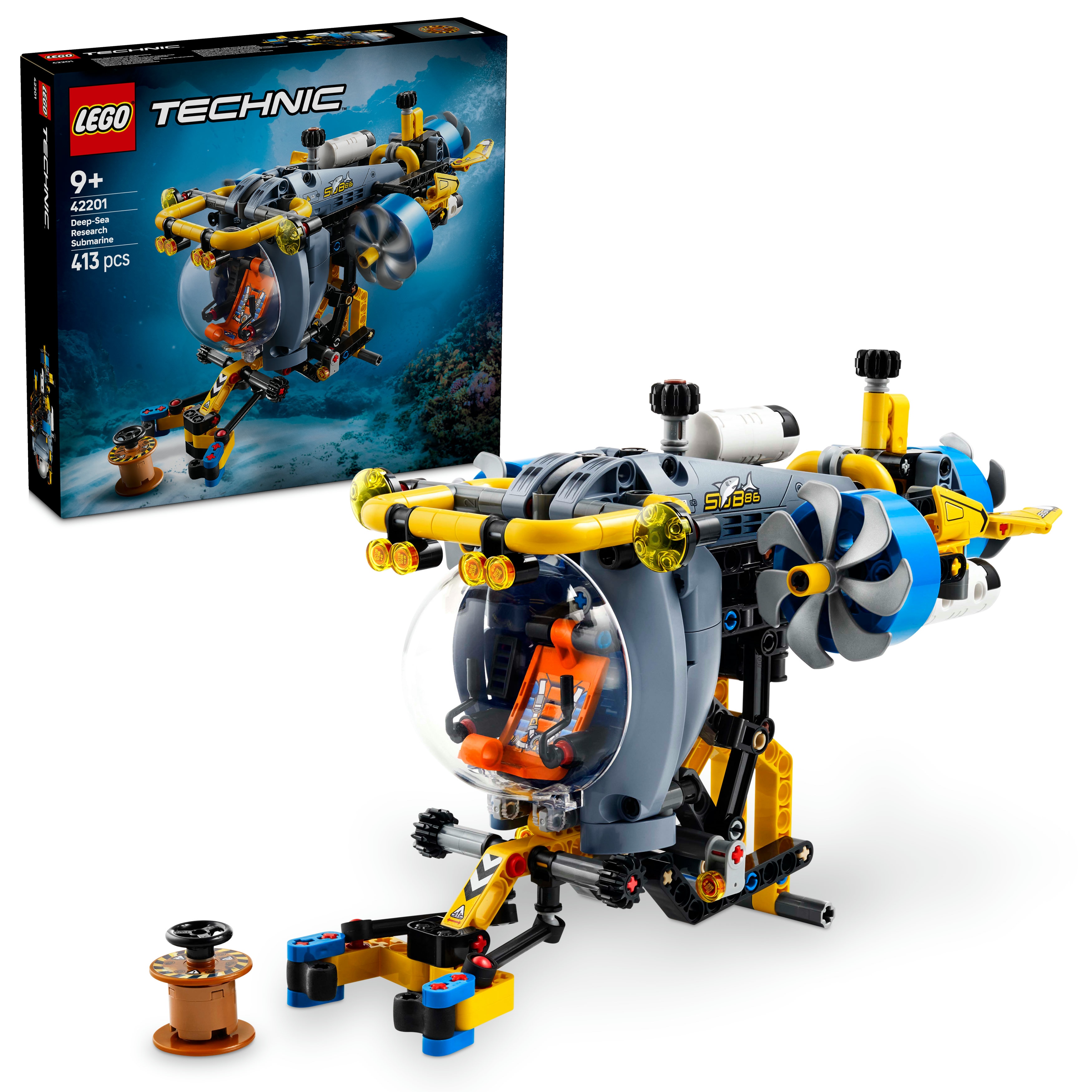 Juego de construcción Submarino de Aguas Profundas LEGO - 42201 4