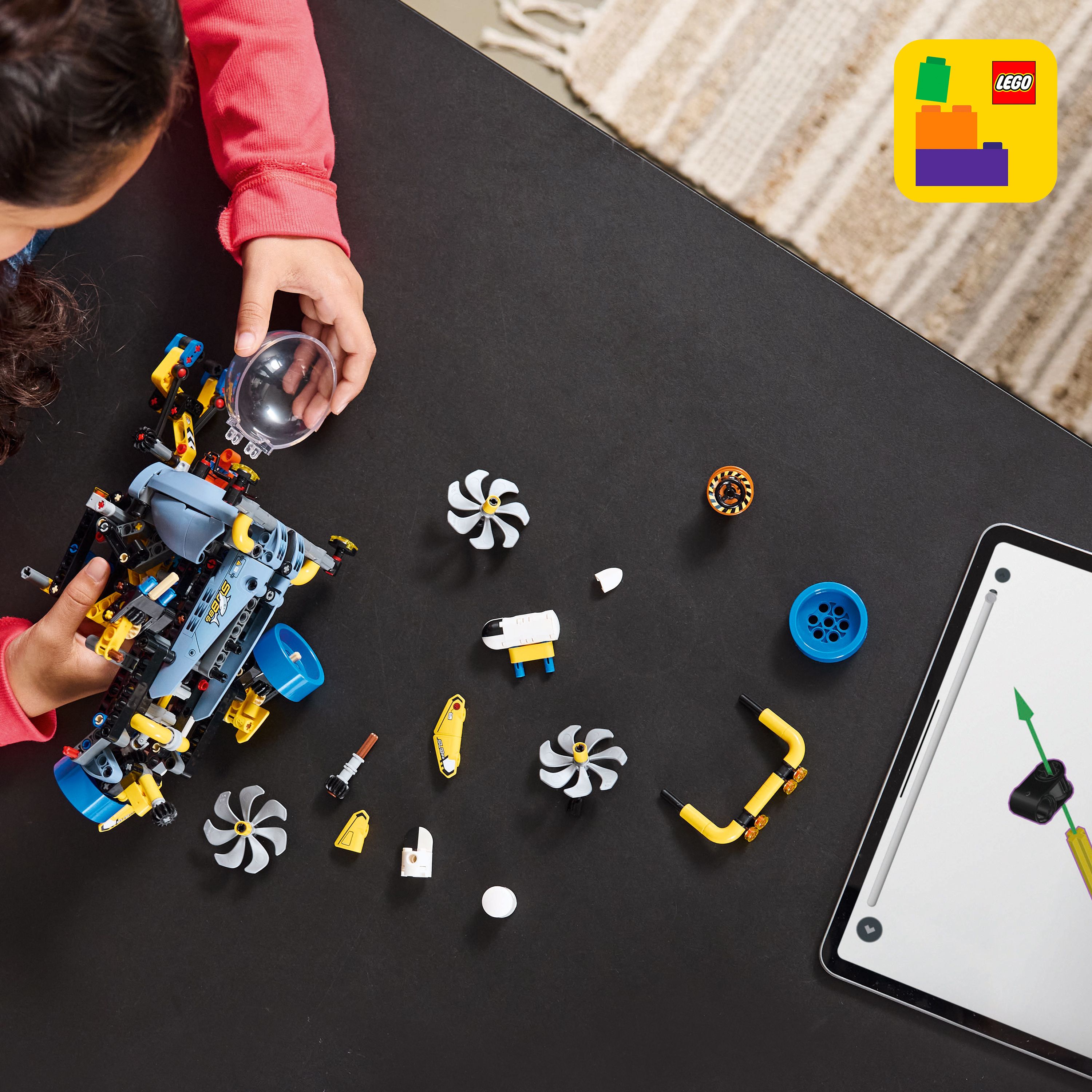 Juego de construcción Submarino de Aguas Profundas LEGO - 42201 5
