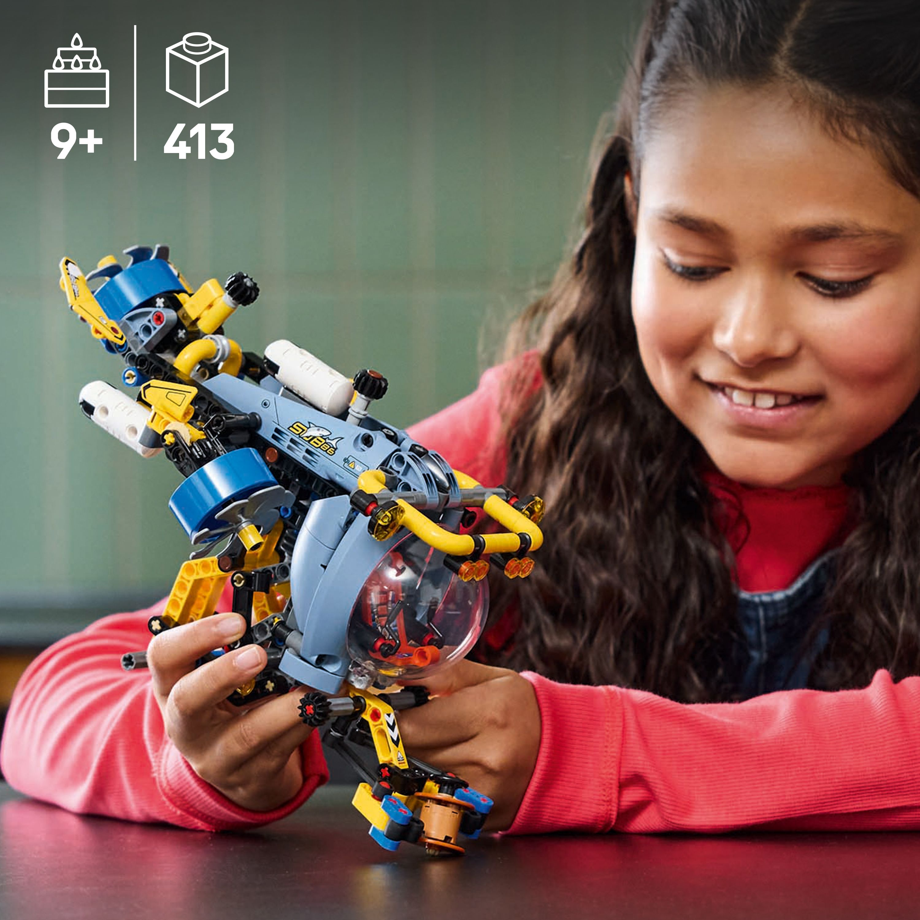 Juego de construcción Submarino de Aguas Profundas LEGO - 42201 6