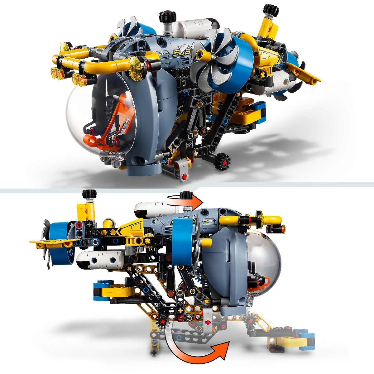 Juego de construcción Submarino de Aguas Profundas LEGO - 42201 10