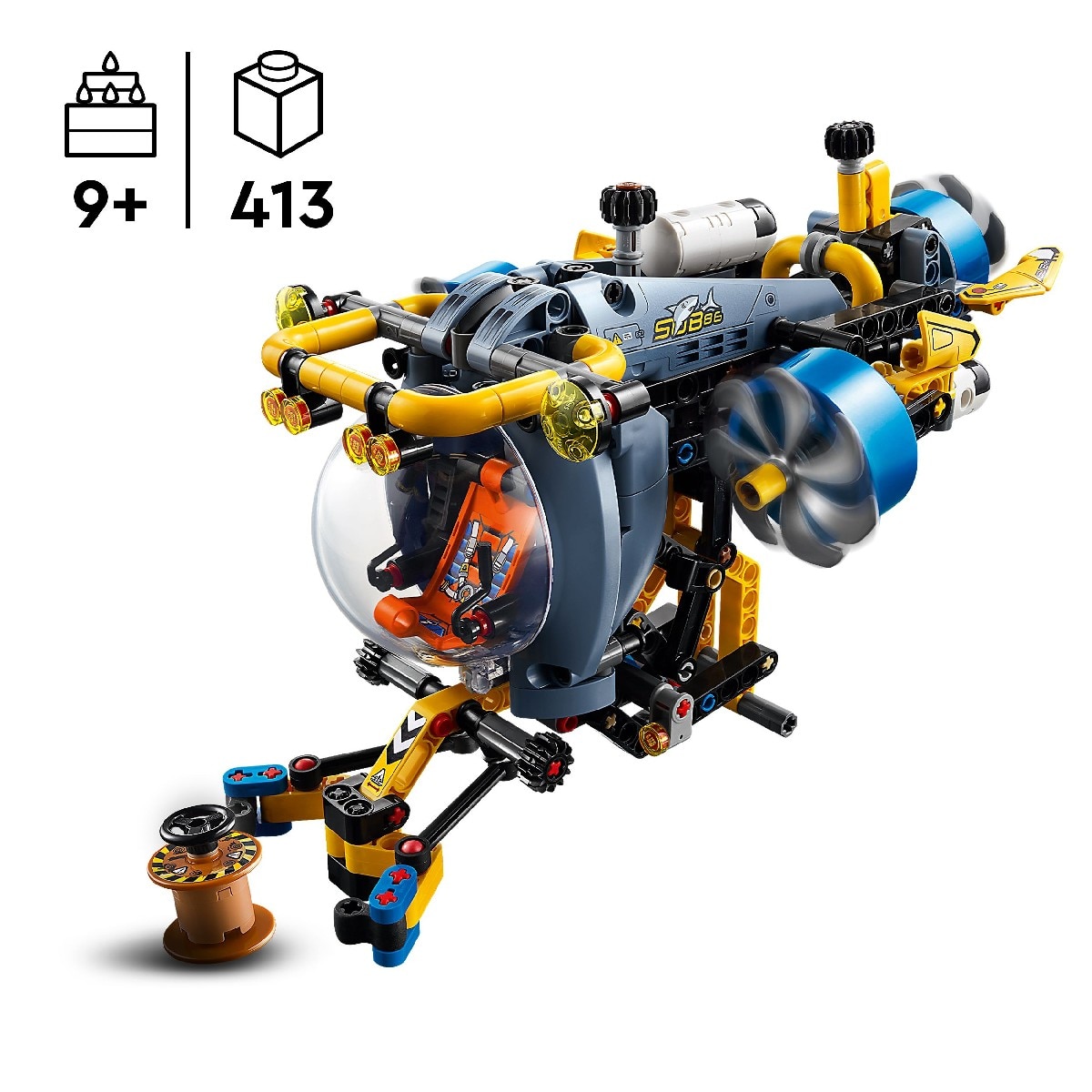 Juego de construcción Submarino de Aguas Profundas LEGO - 42201 11
