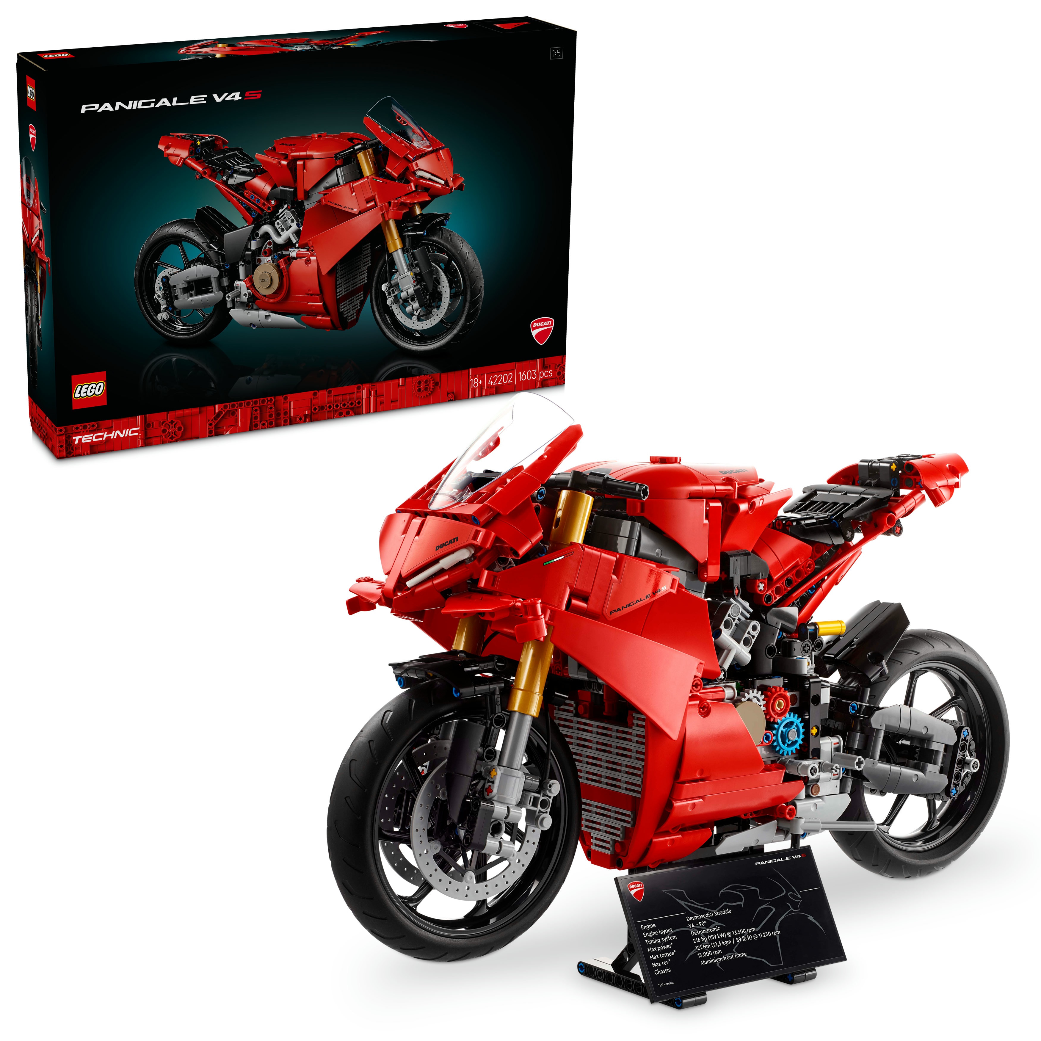 Juego de construcción Moto Ducati Panigale V4 S LEGO Technic - 42202 5