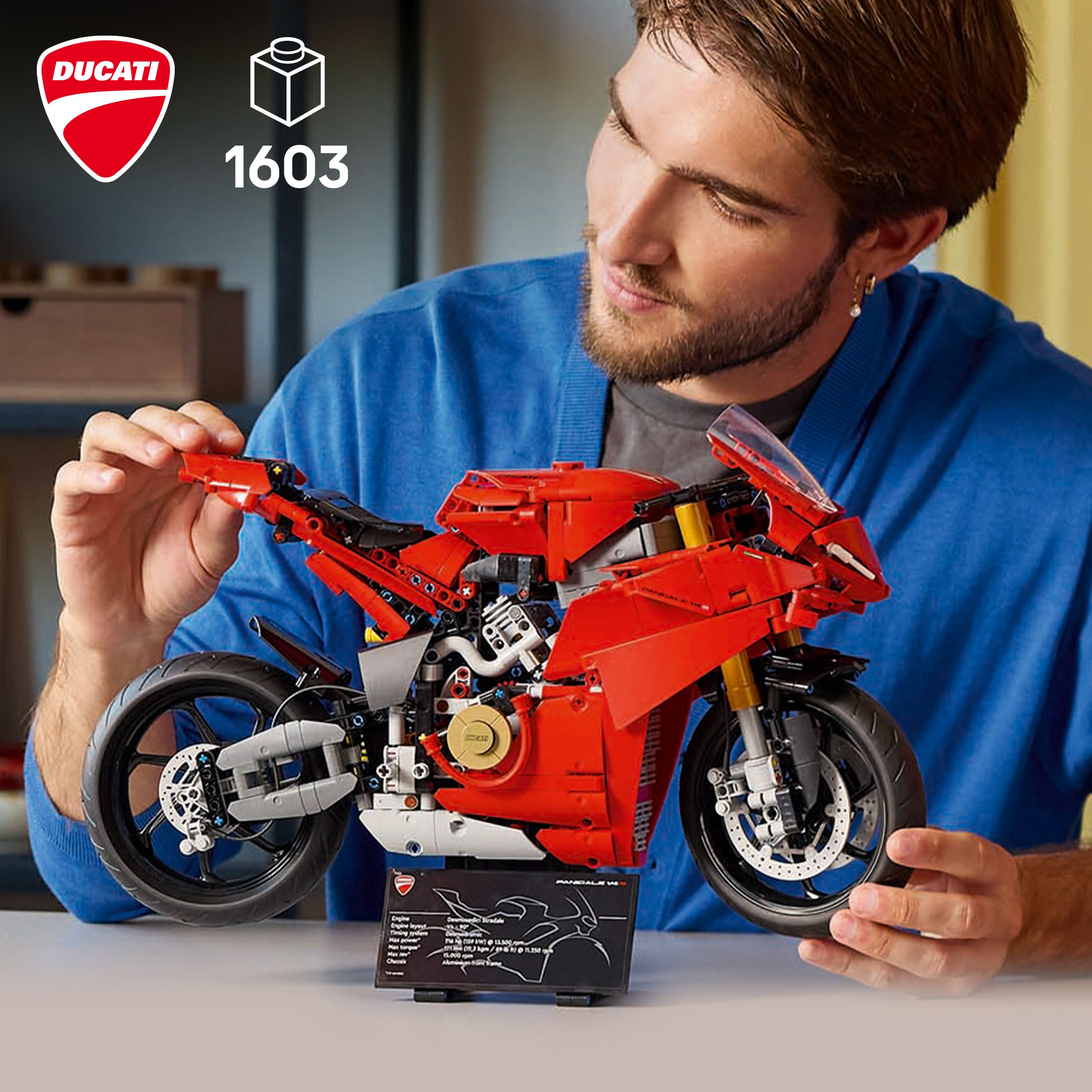 Juego de construcción Moto Ducati Panigale V4 S LEGO Technic - 42202 6