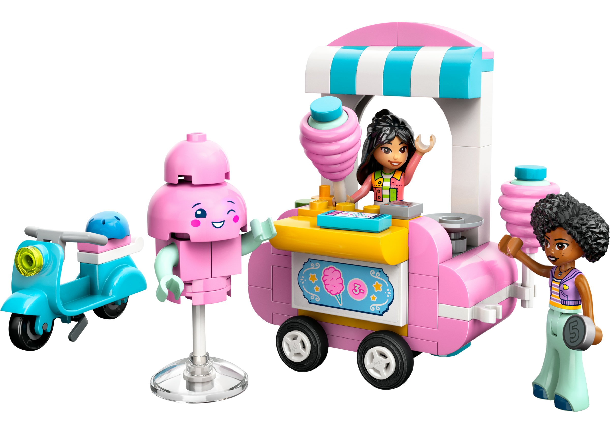 Juego de construcción Puesto de Algodón de Azúcar y Moto LEGO Friends - 42643 8