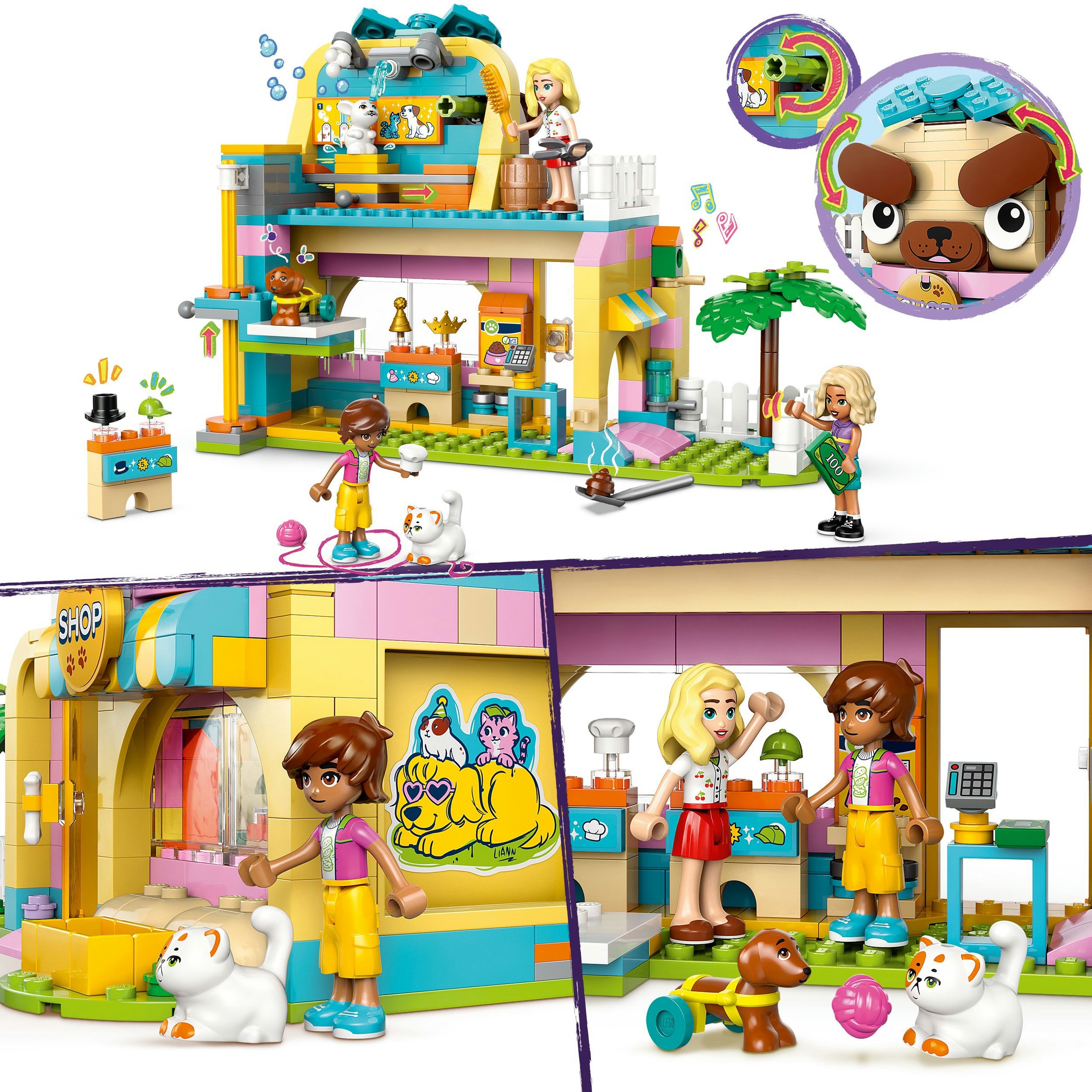Juego de construcción Tienda de Accesorios para Mascotas LEGO Friends - 42650 6