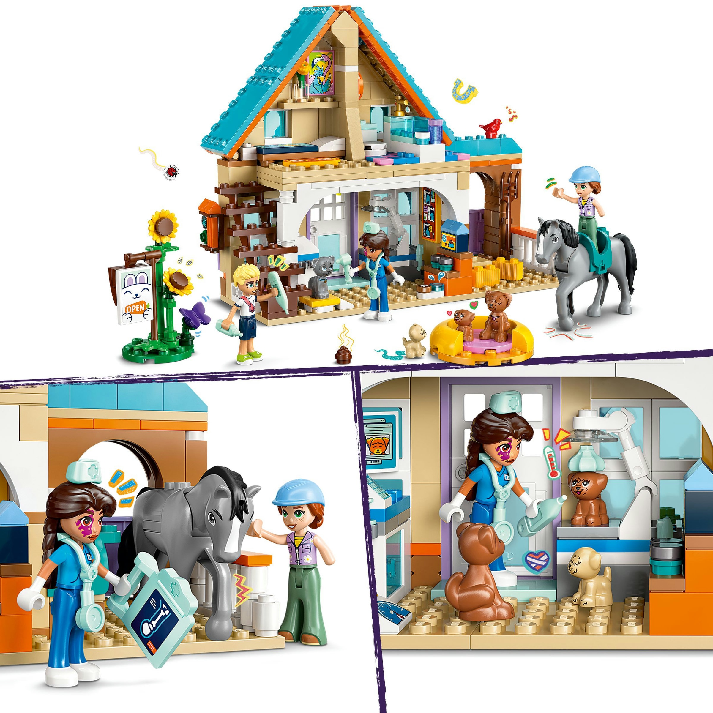 Clínica Veterinária para Cavalos e Animais de Estimação Lego Friends 5