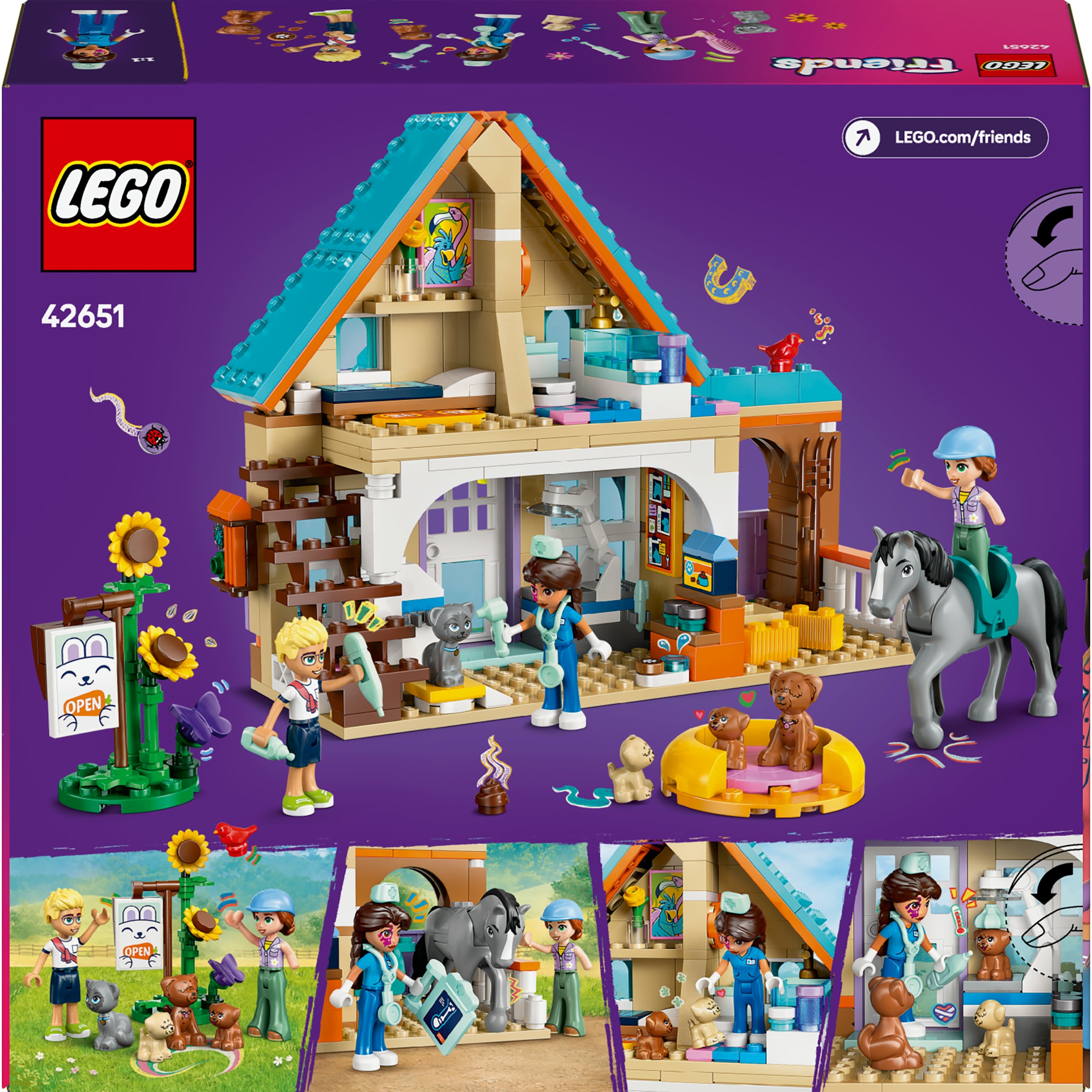 Clínica Veterinária para Cavalos e Animais de Estimação Lego Friends 9