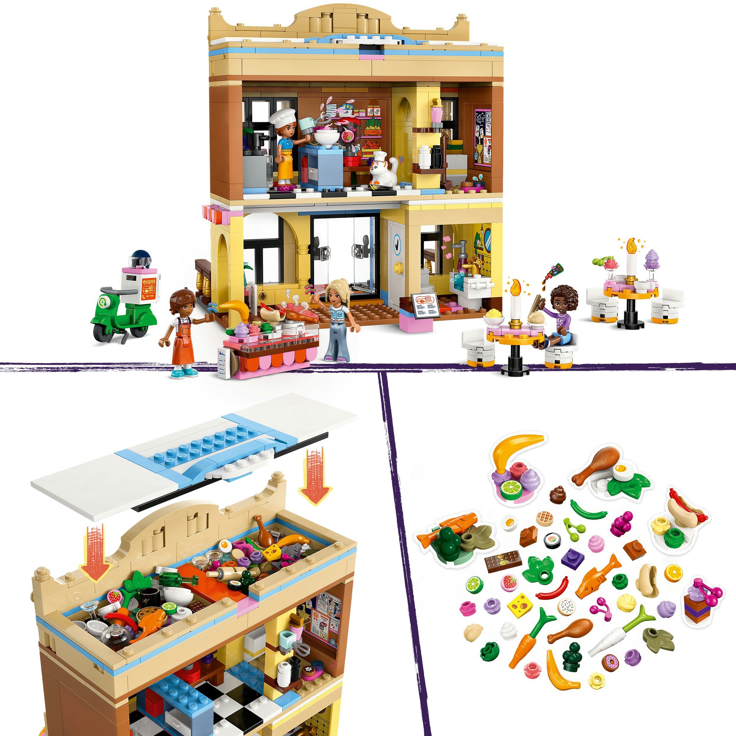 Juego de construcción Restaurante y Escuela de Cocina LEGO Friends - 42655 5