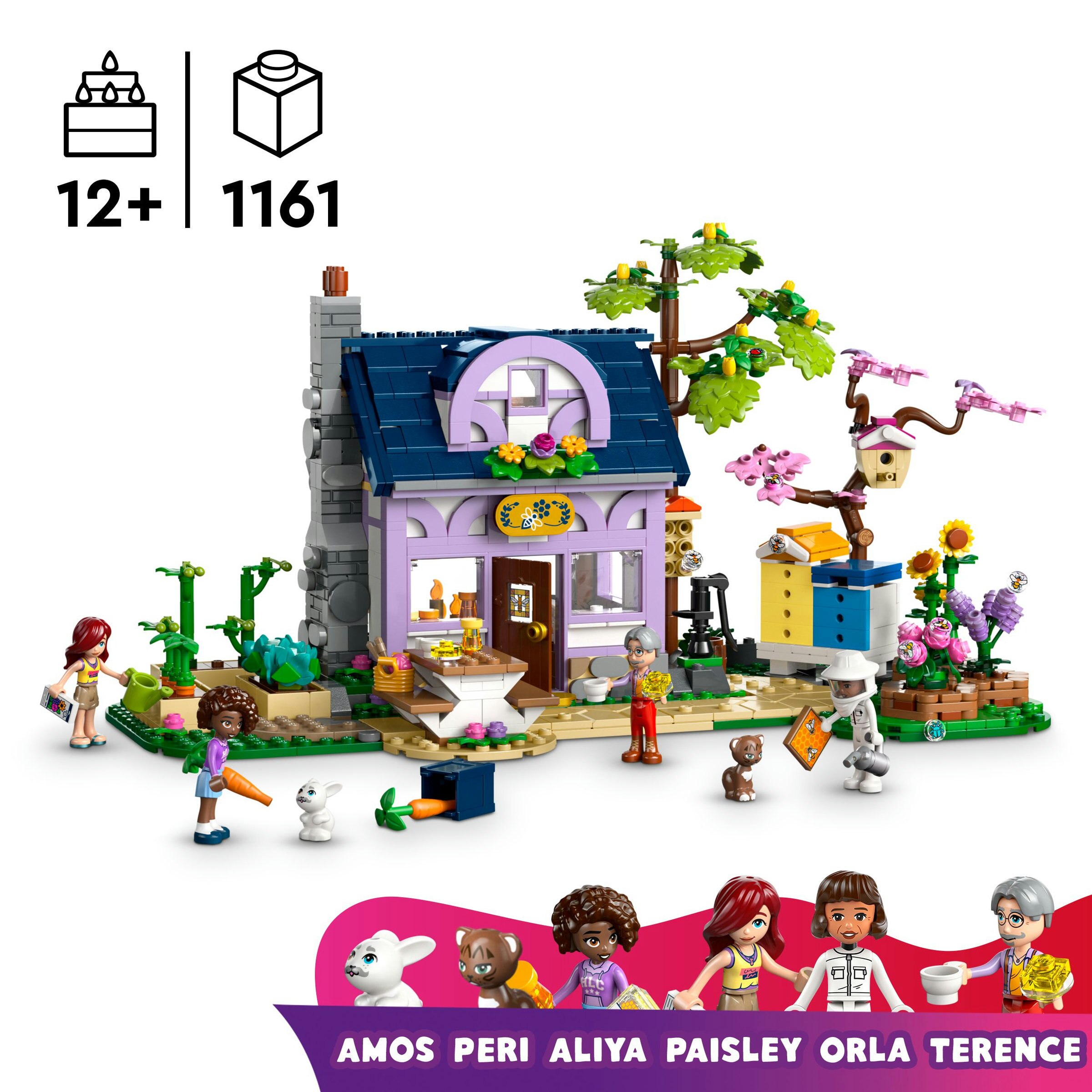 Casa dos Apicultores e Jardim de Flores Lego Friends 5