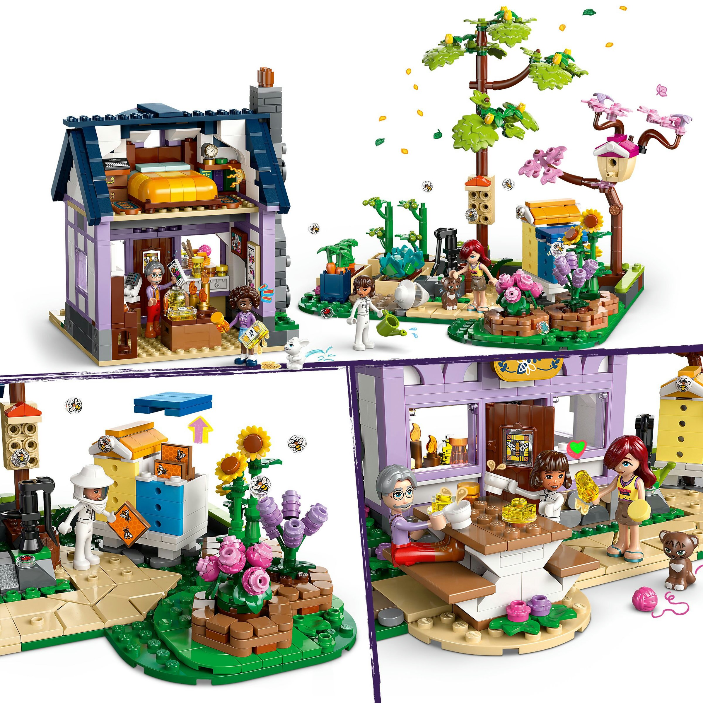 Casa dos Apicultores e Jardim de Flores Lego Friends 6