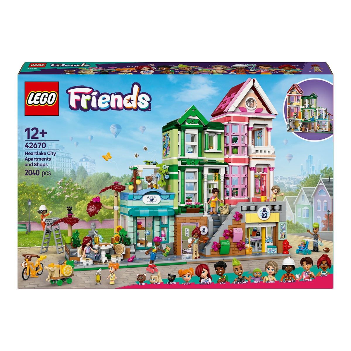 Juego de construcción Apartamentos y Tiendas de Heartlake City LEGO Friends - 42670 1