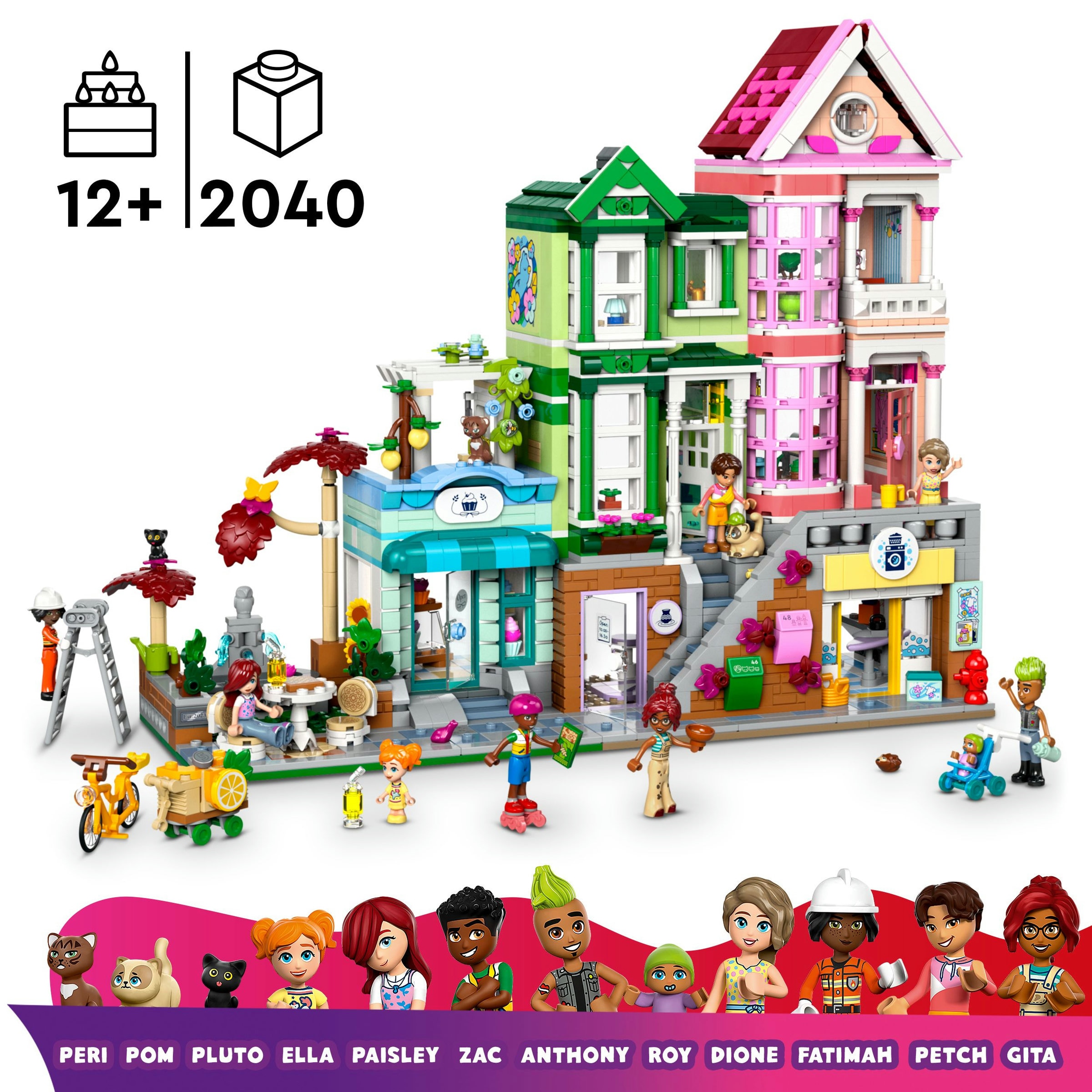 Juego de construcción Apartamentos y Tiendas de Heartlake City LEGO Friends - 42670 5