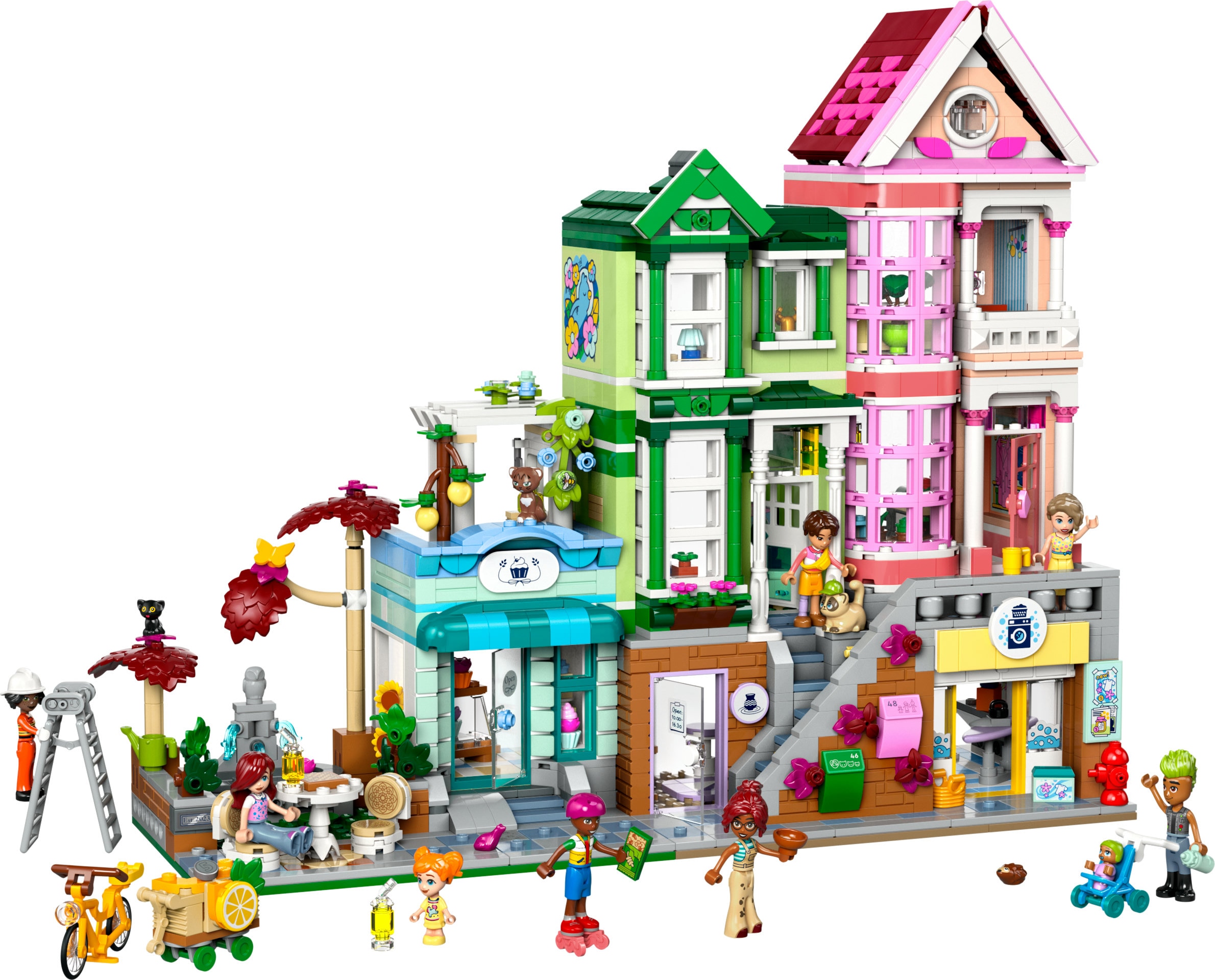 Juego de construcción Apartamentos y Tiendas de Heartlake City LEGO Friends - 42670 9