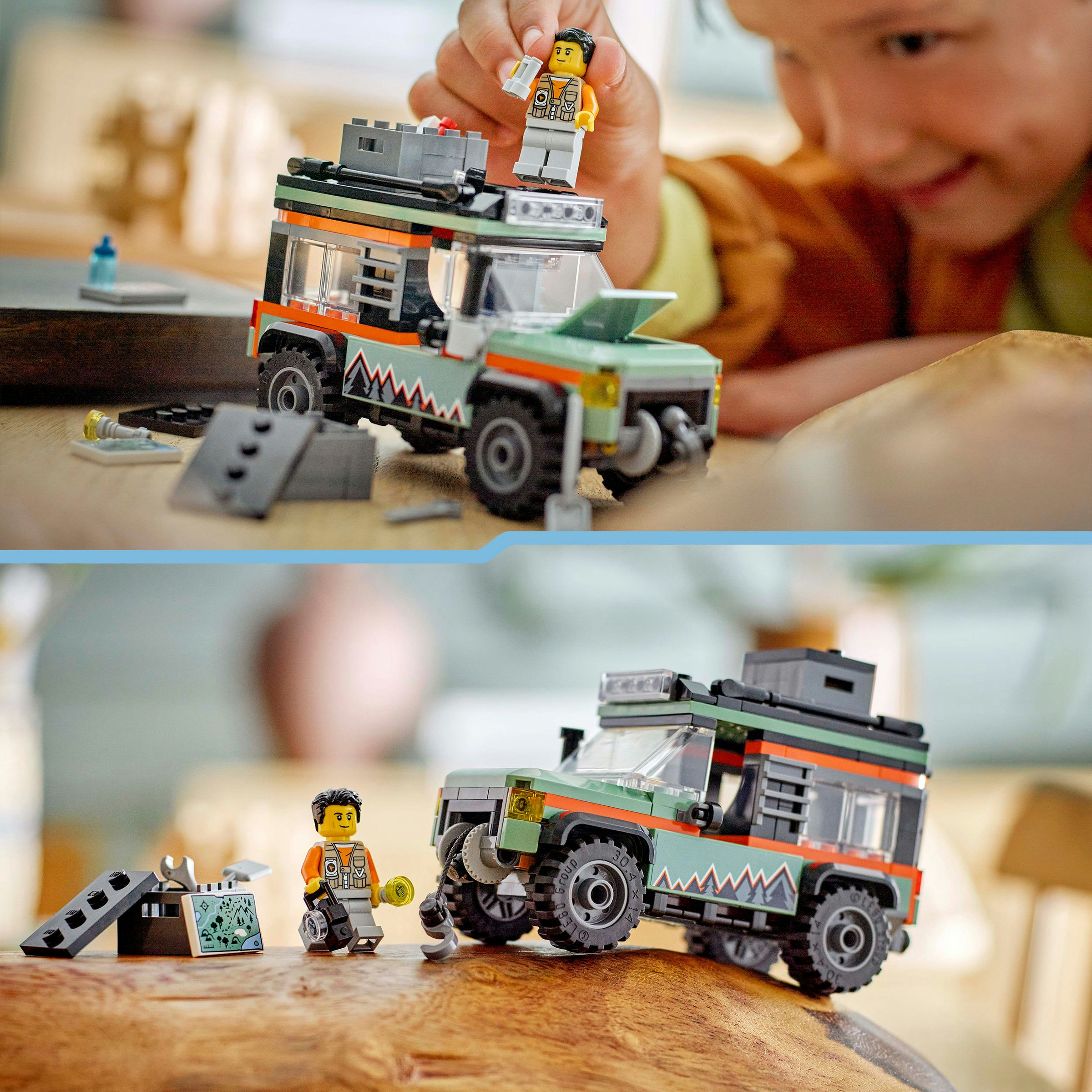 Carrinha de Montanha 4x4 Todo-o-Terreno Lego City 8
