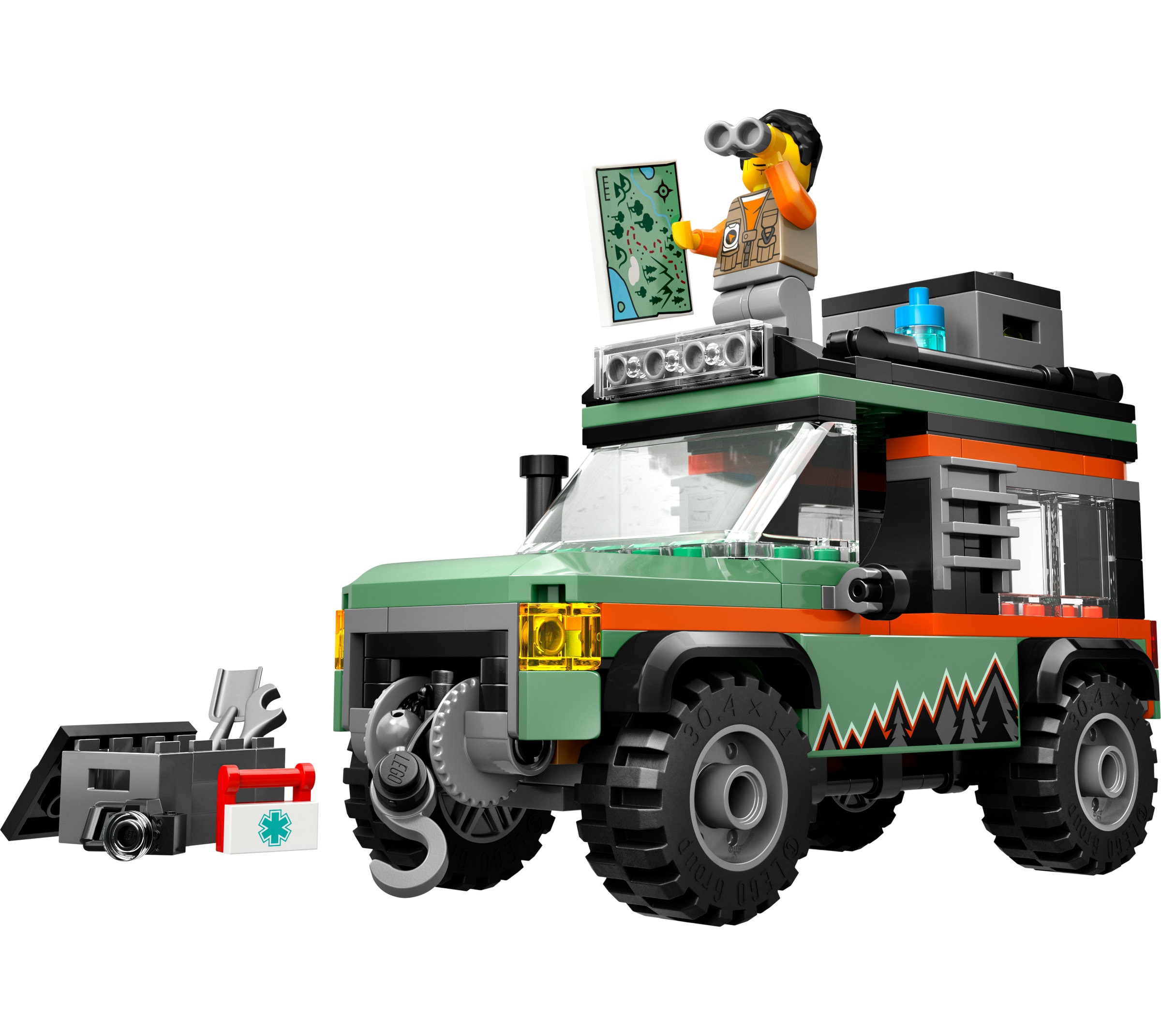 Carrinha de Montanha 4x4 Todo-o-Terreno Lego City 9
